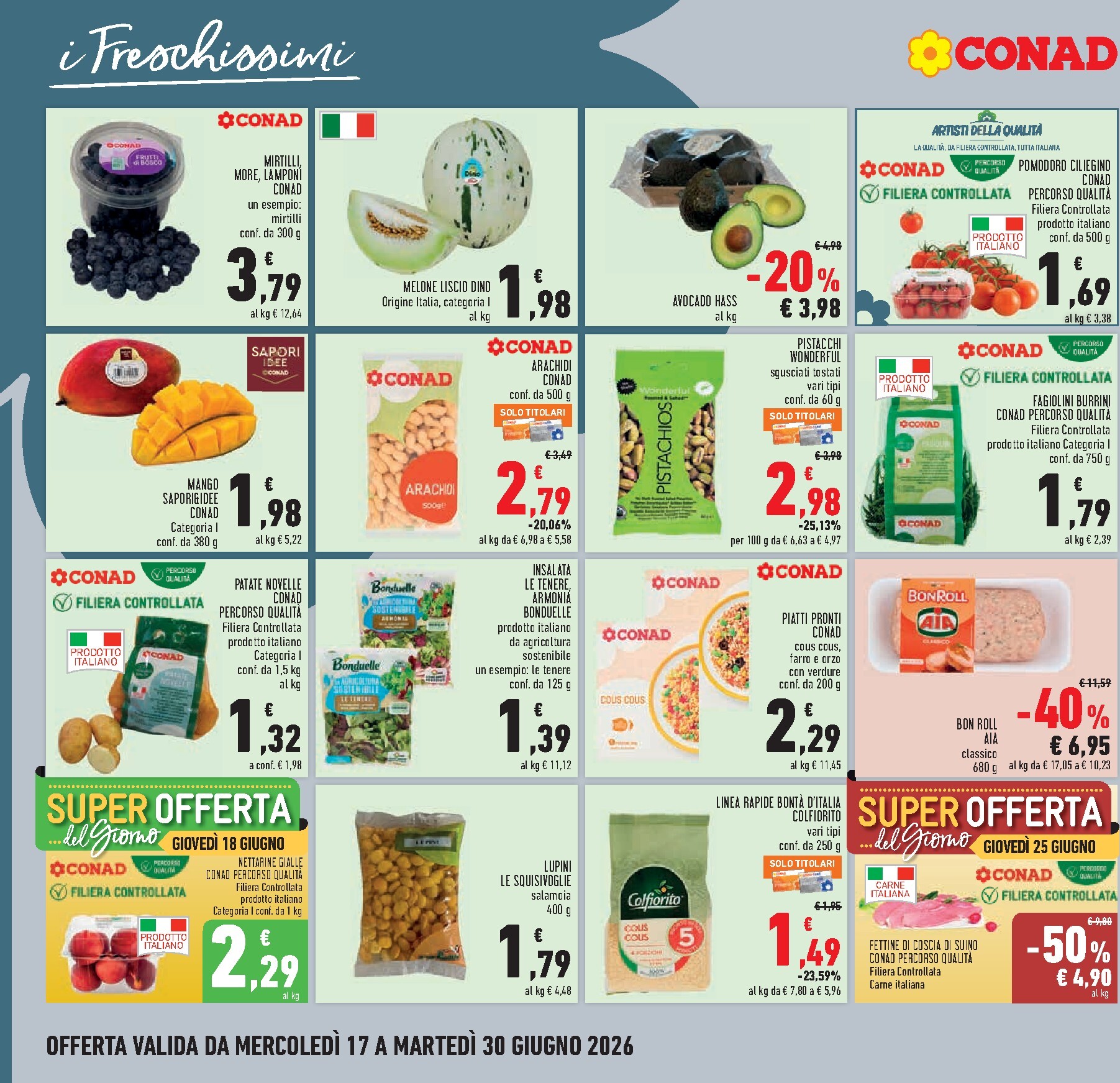 conad - Volantino Conad per la prossima settimana dal mercoledì 17/06/2026 al martedì 30/06/2026 - page: 4