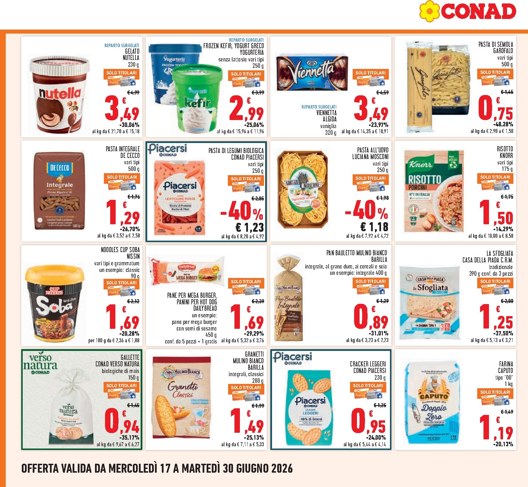 conad - Volantino Conad per la prossima settimana dal mercoledì 17/06/2026 al martedì 30/06/2026 - page: 10