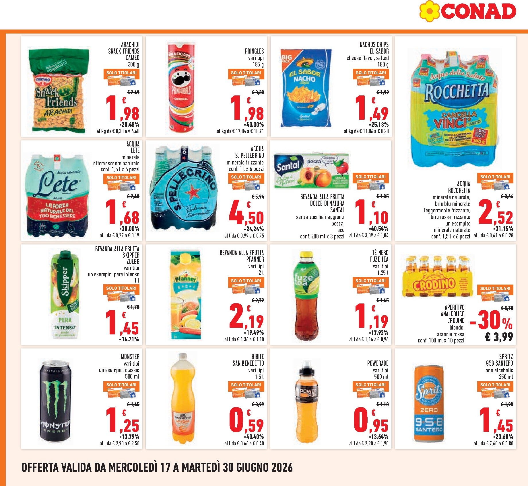 conad - Volantino Conad per la prossima settimana dal mercoledì 17/06/2026 al martedì 30/06/2026 - page: 14