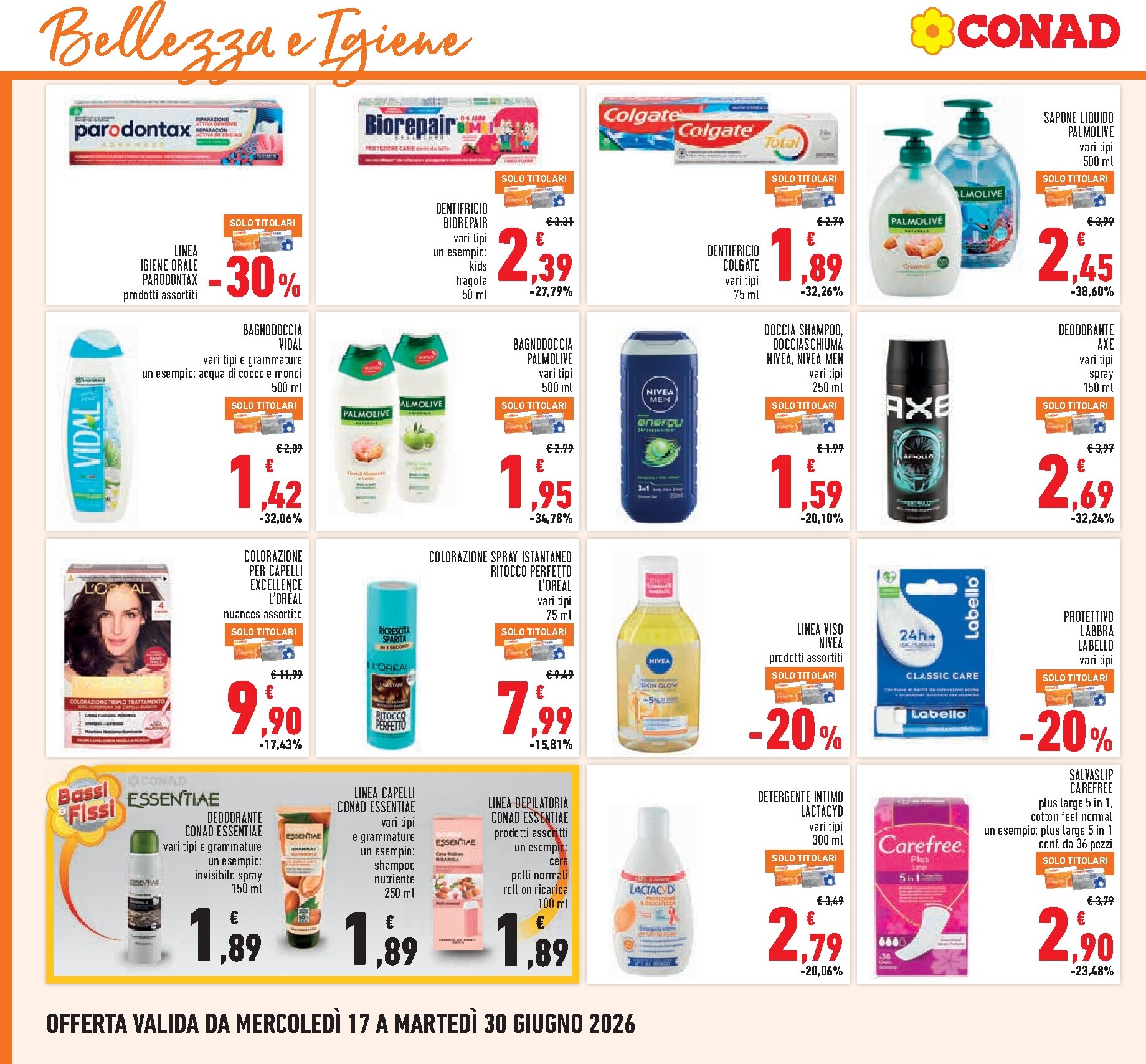 conad - Volantino Conad per la prossima settimana dal mercoledì 17/06/2026 al martedì 30/06/2026 - page: 18
