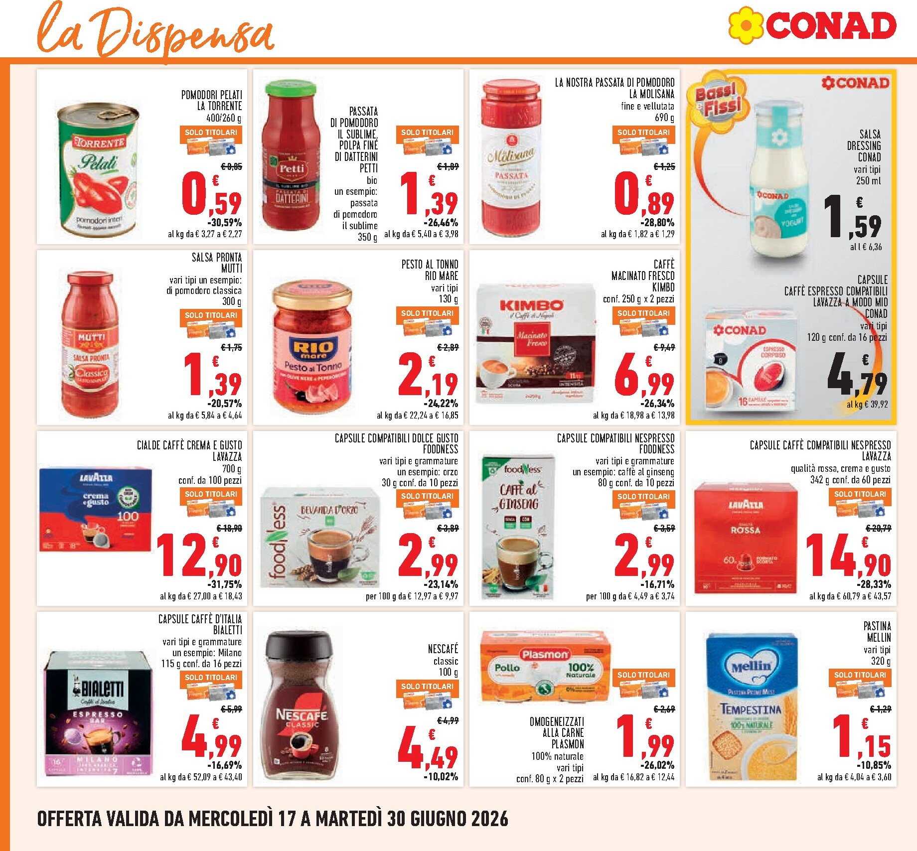 conad - Volantino Conad per la prossima settimana dal mercoledì 17/06/2026 al martedì 30/06/2026 - page: 12
