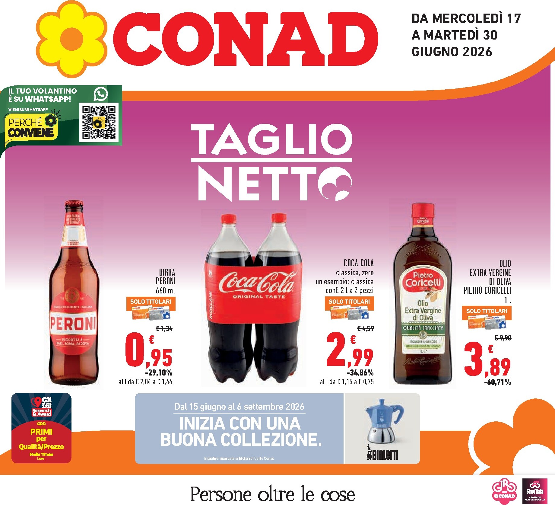 conad - Volantino Conad per la prossima settimana dal mercoledì 17/06/2026 al martedì 30/06/2026