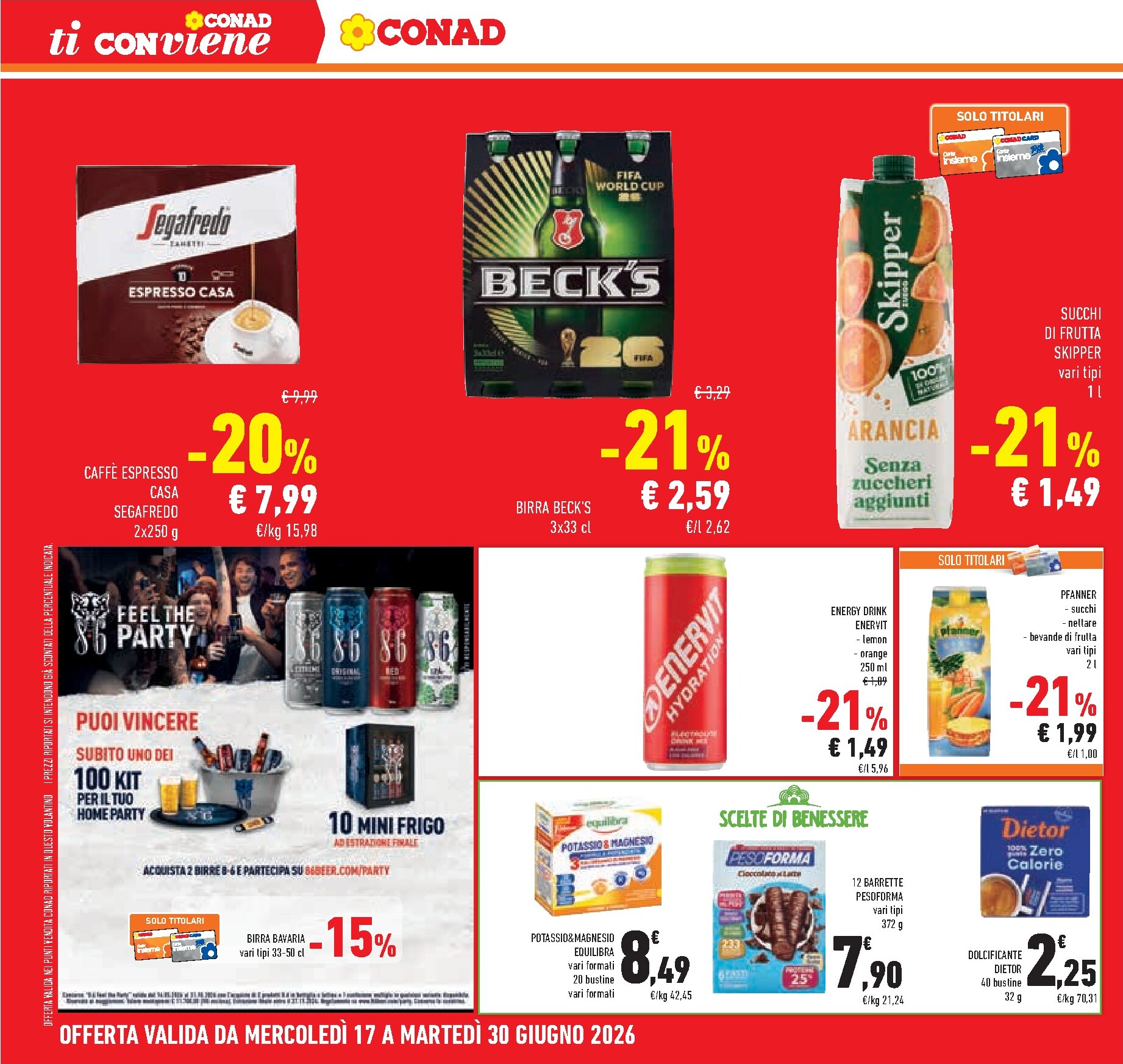 conad - Volantino futuro Conad - Sconti fino al 40% valido dal mercoledì 17/06/2026 al martedì 30/06/2026 - page: 30