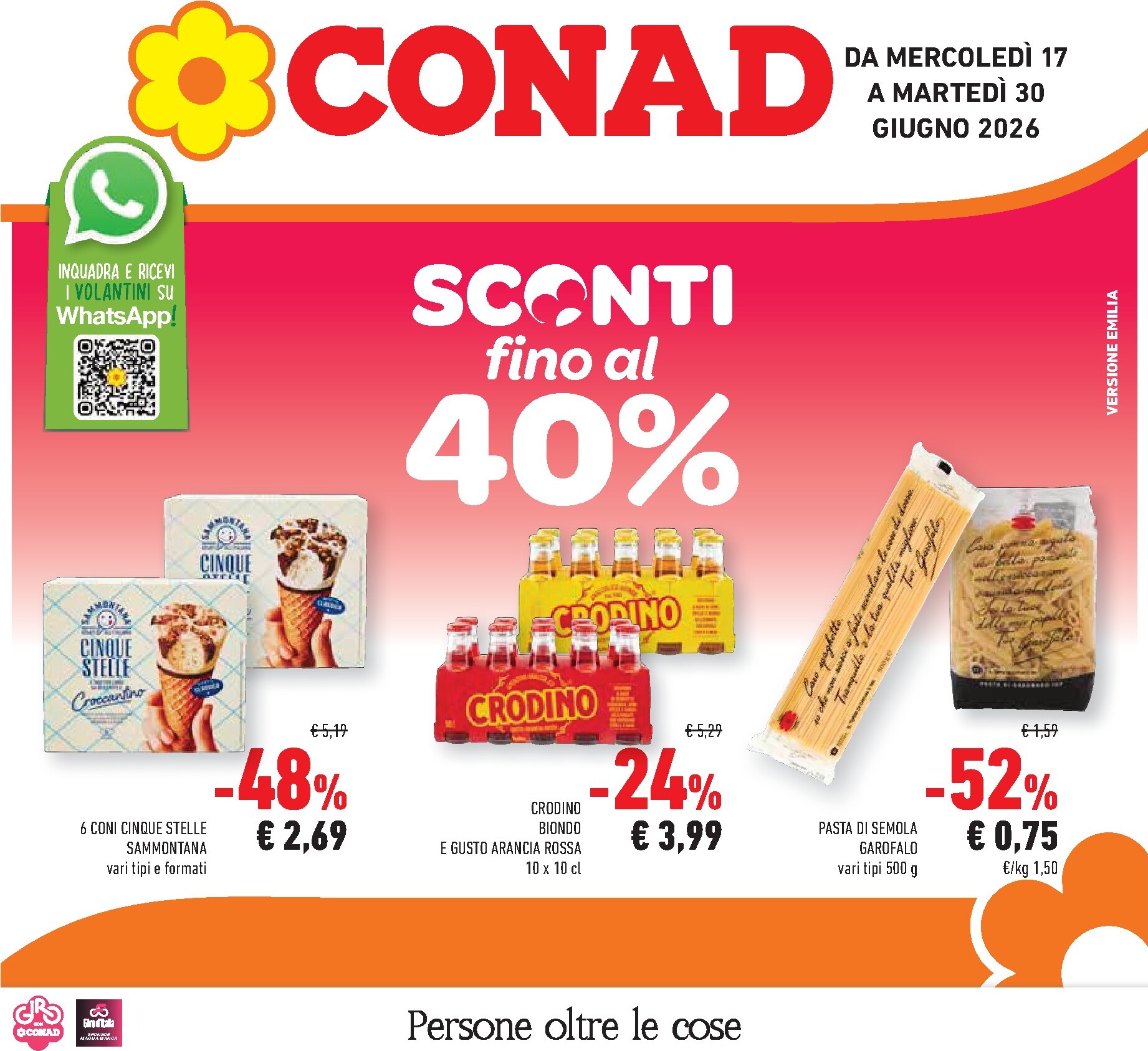 conad - Volantino futuro Conad - Sconti fino al 40% valido dal mercoledì 17/06/2026 al martedì 30/06/2026
