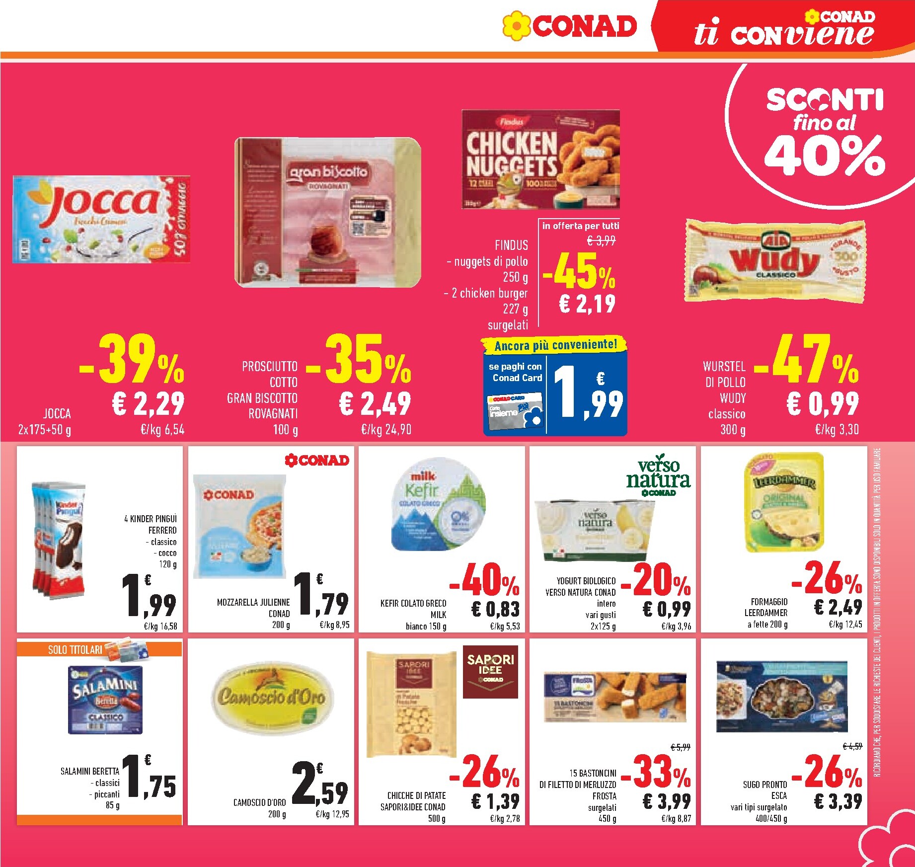 conad - Volantino futuro Conad - Sconti fino al 40% valido dal mercoledì 17/06/2026 al martedì 30/06/2026 - page: 17