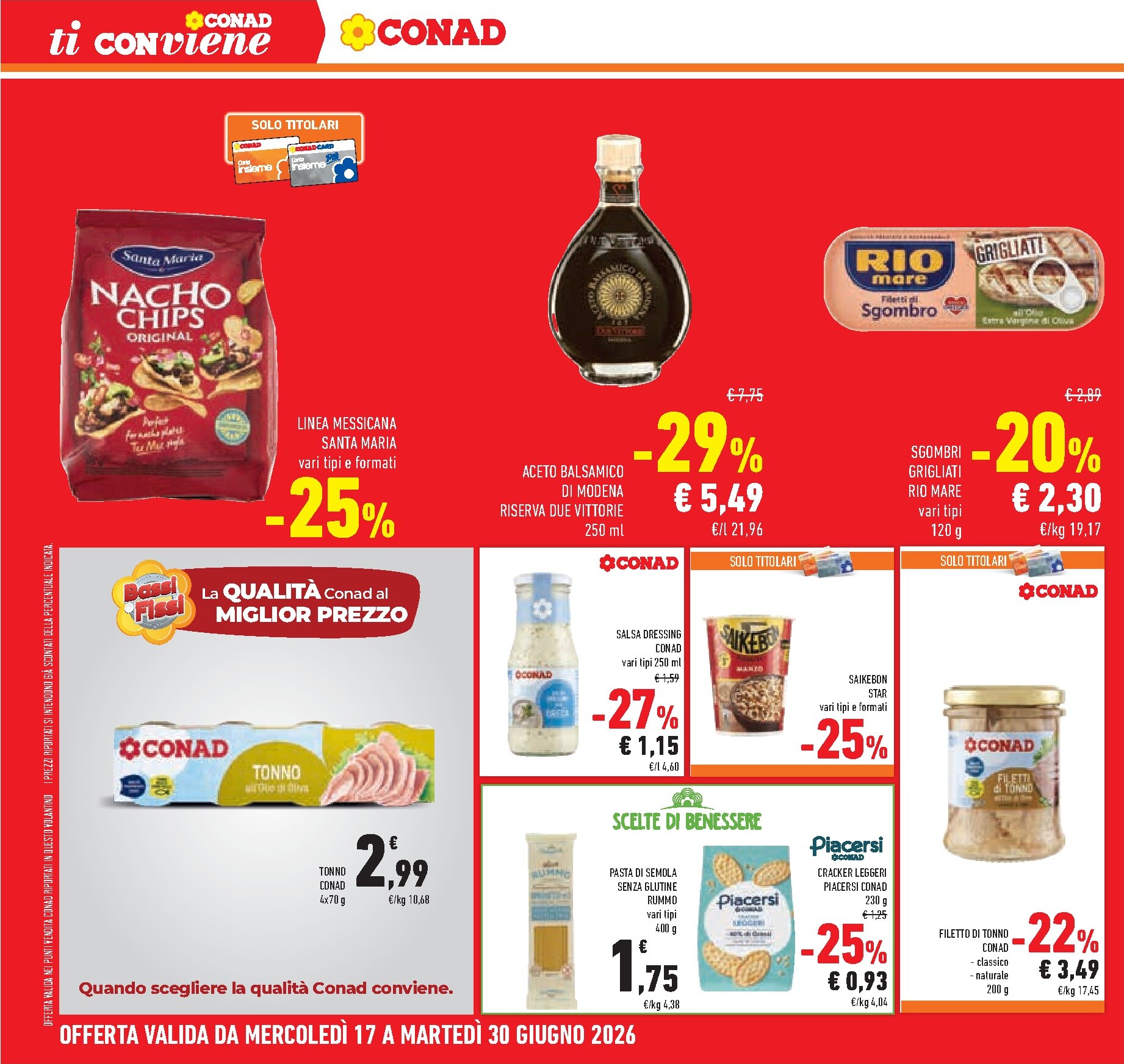 conad - Volantino futuro Conad - Sconti fino al 40% valido dal mercoledì 17/06/2026 al martedì 30/06/2026 - page: 28
