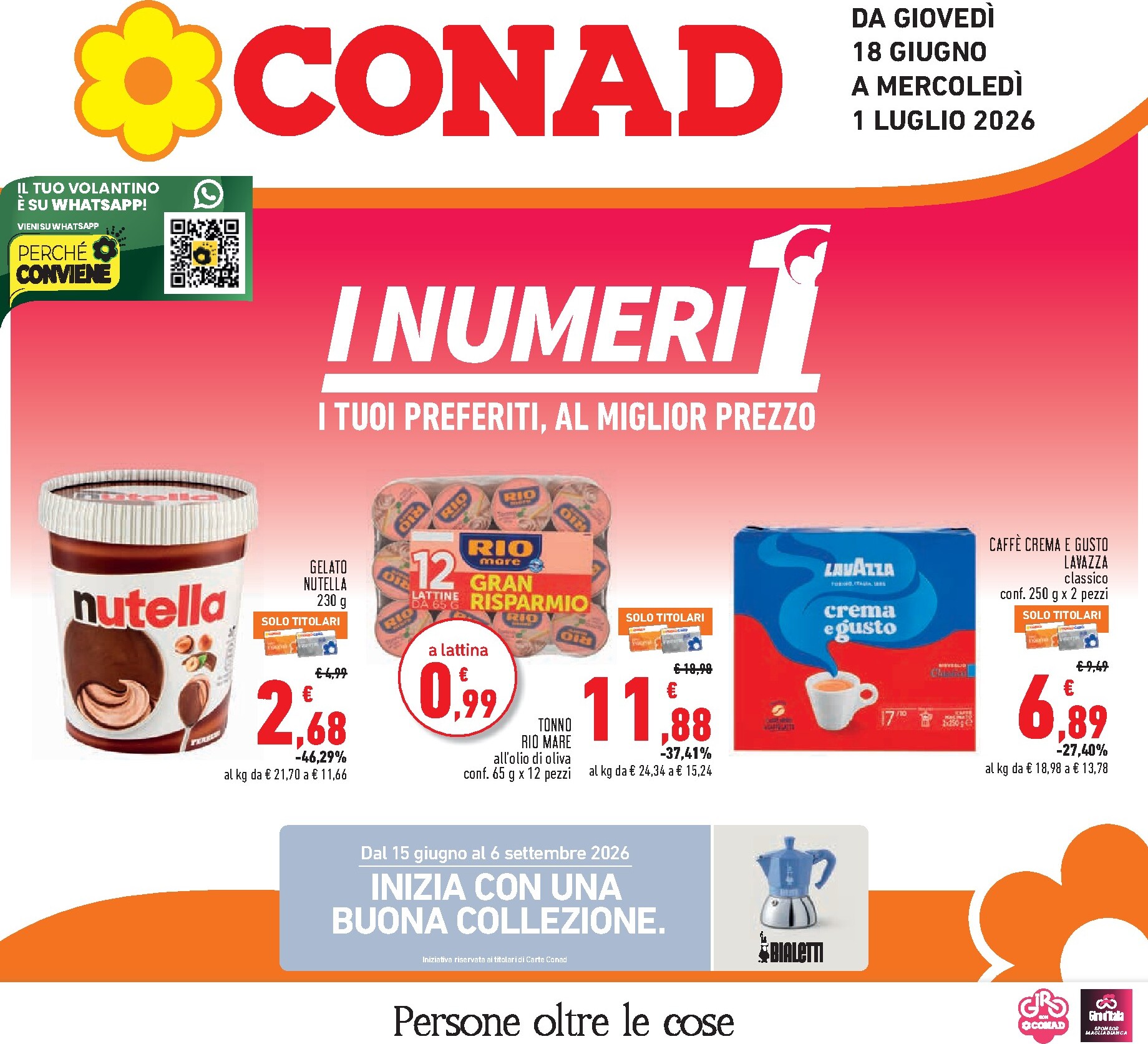conad - Volantino futuro Conad valido dal giovedì 18/06/2026 al mercoledì 01/07/2026
