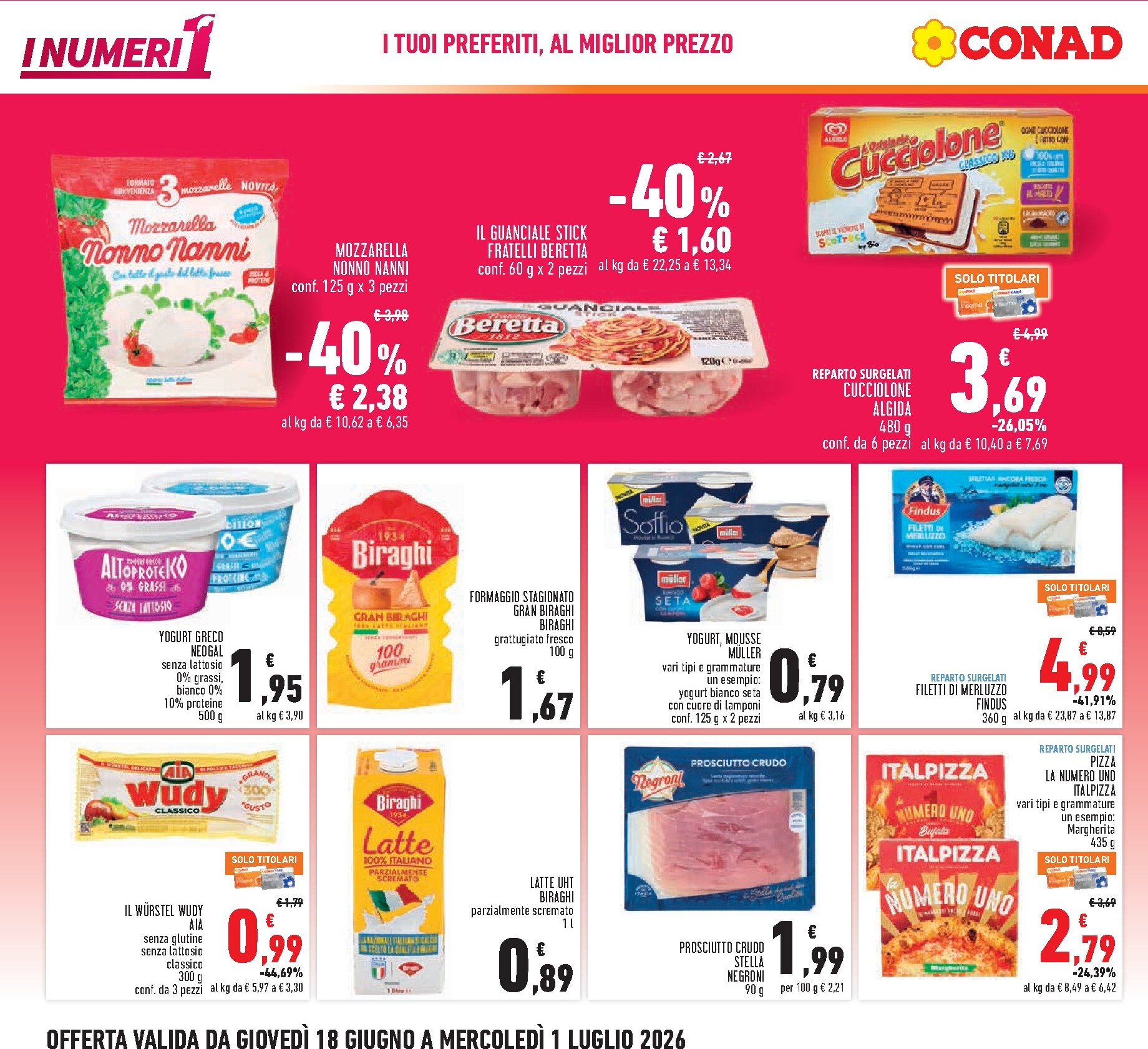 conad - Volantino futuro Conad valido dal giovedì 18/06/2026 al mercoledì 01/07/2026 - page: 2
