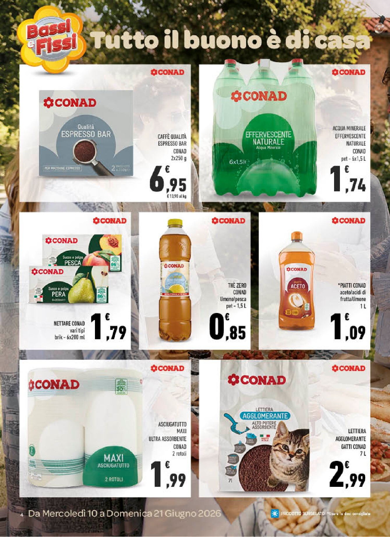 conad - Volantino attuale di Conad - Speciale Convenienza valido dal mercoledì 10/06/2026 al domenica 21/06/2026 - page: 4