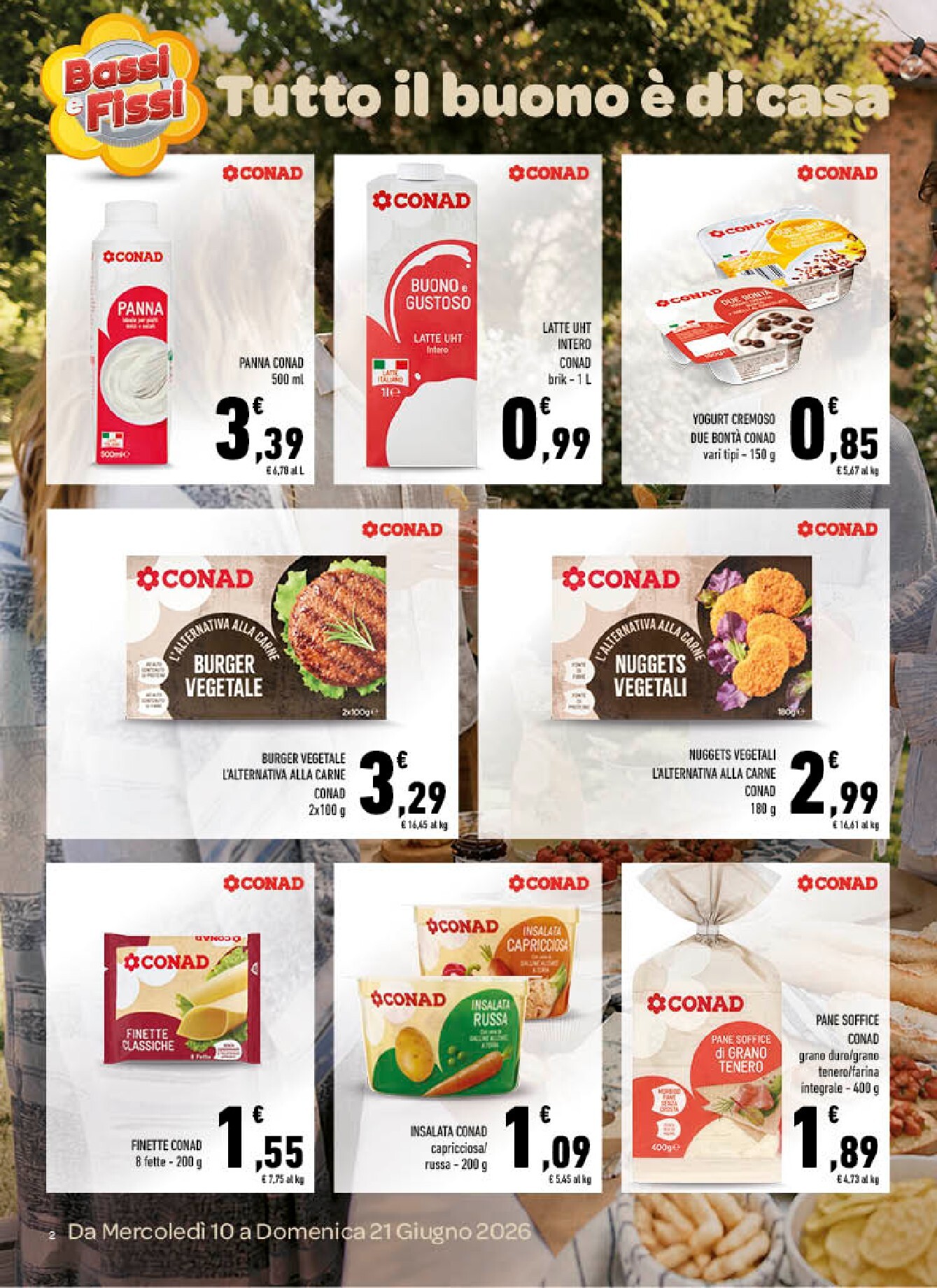 conad - Volantino attuale di Conad - Speciale Convenienza valido dal mercoledì 10/06/2026 al domenica 21/06/2026 - page: 2