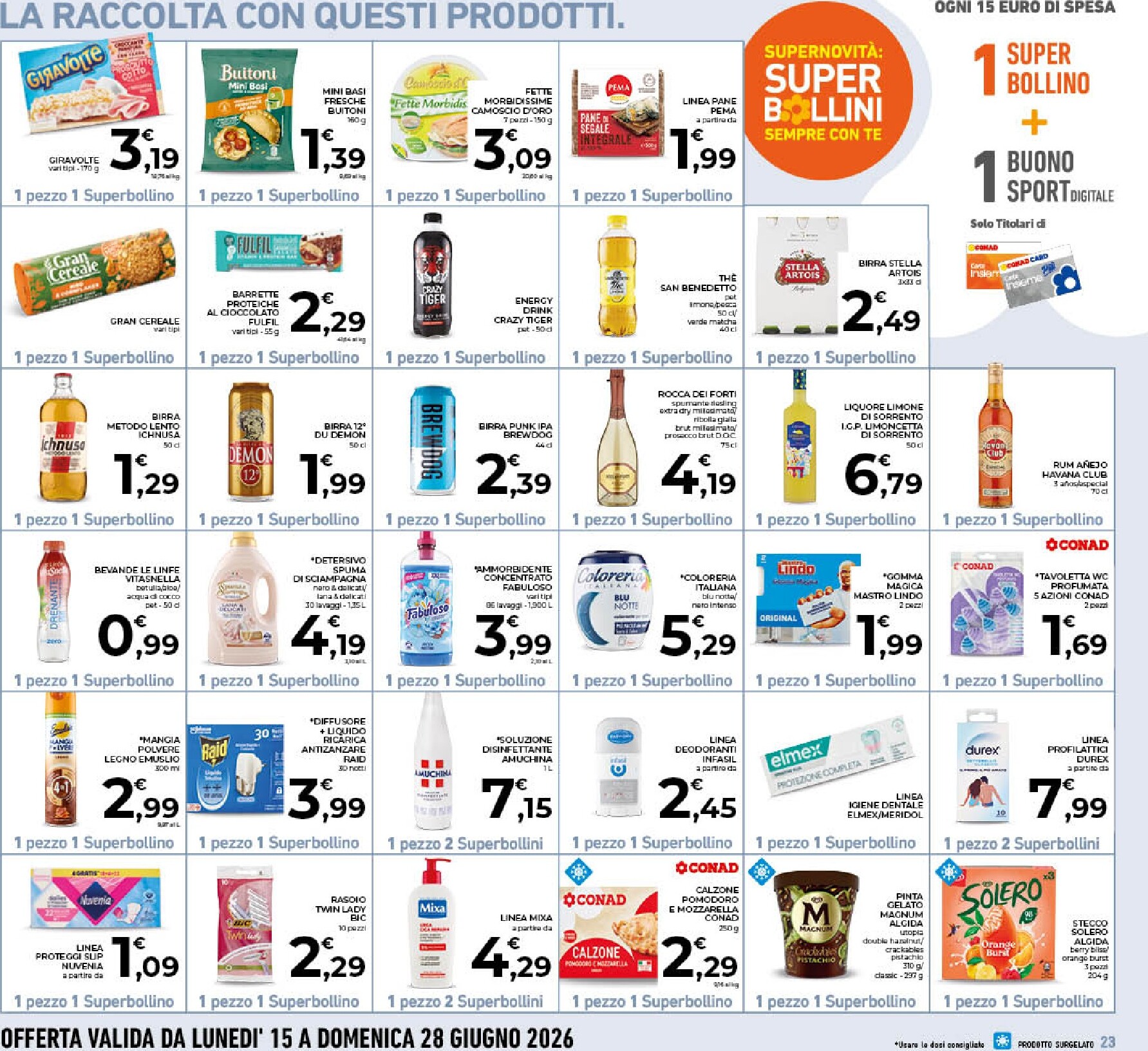 conad - Volantino futuro Conad valido dal mercoledì 17/06/2026 al domenica 28/06/2026 - page: 23