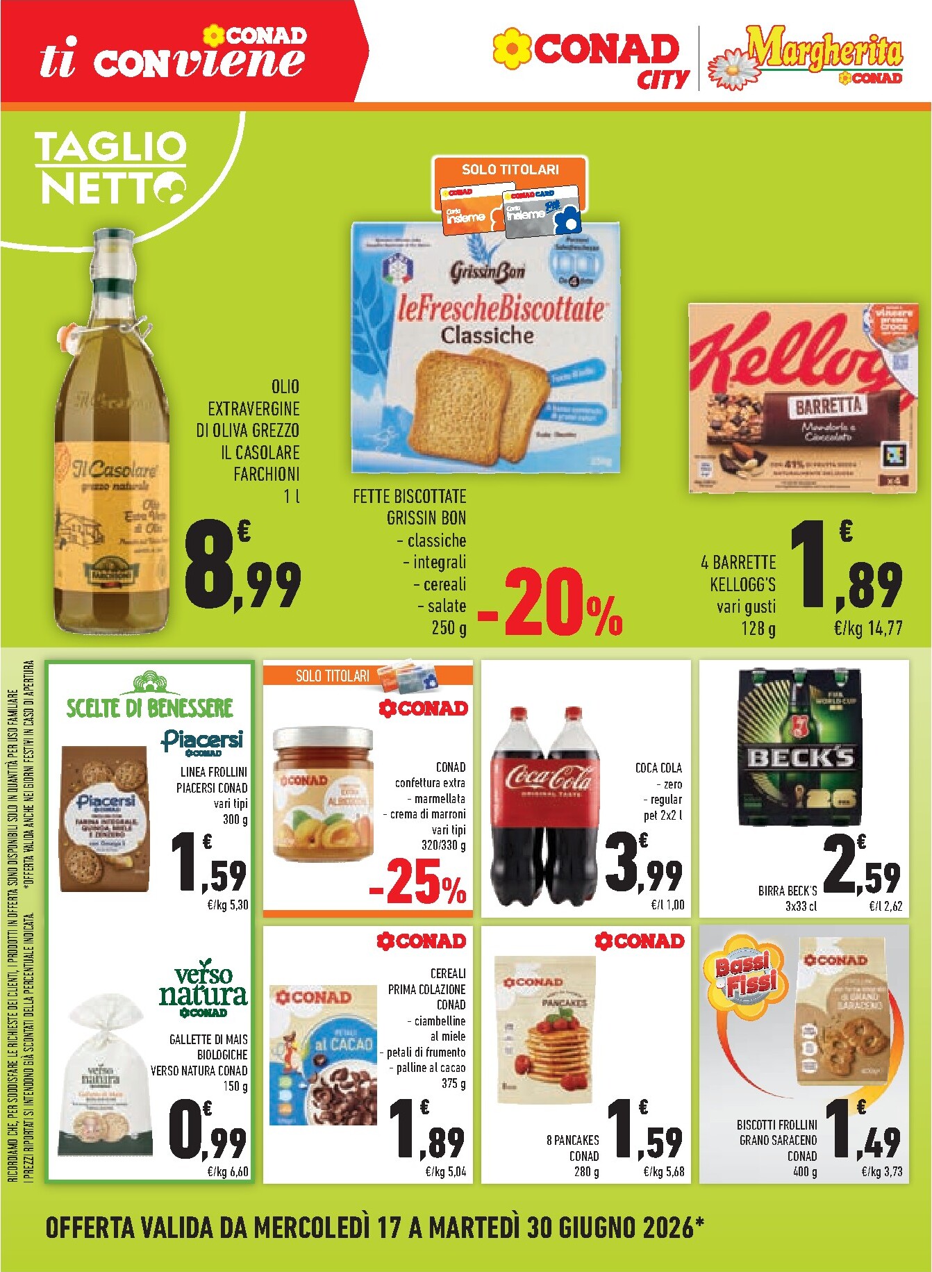 conad - Volantino futuro Conad - Margherita valido dal mercoledì 17/06/2026 al martedì 30/06/2026 - page: 10