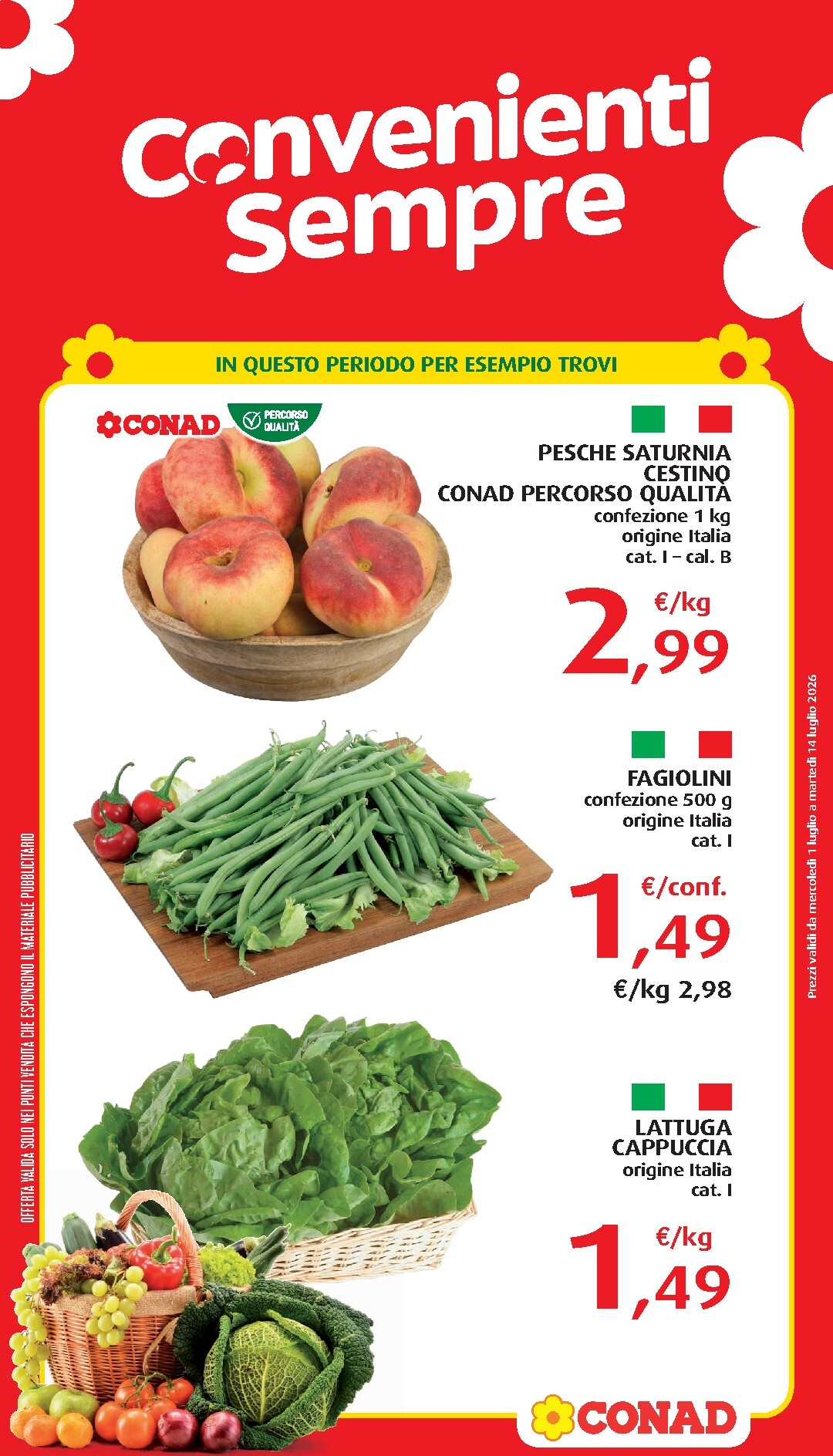 conad - Volantino attuale di Conad - Convenienti Sempre valido dal mercoledì 01/07/2026 al martedì 14/07/2026 - page: 2