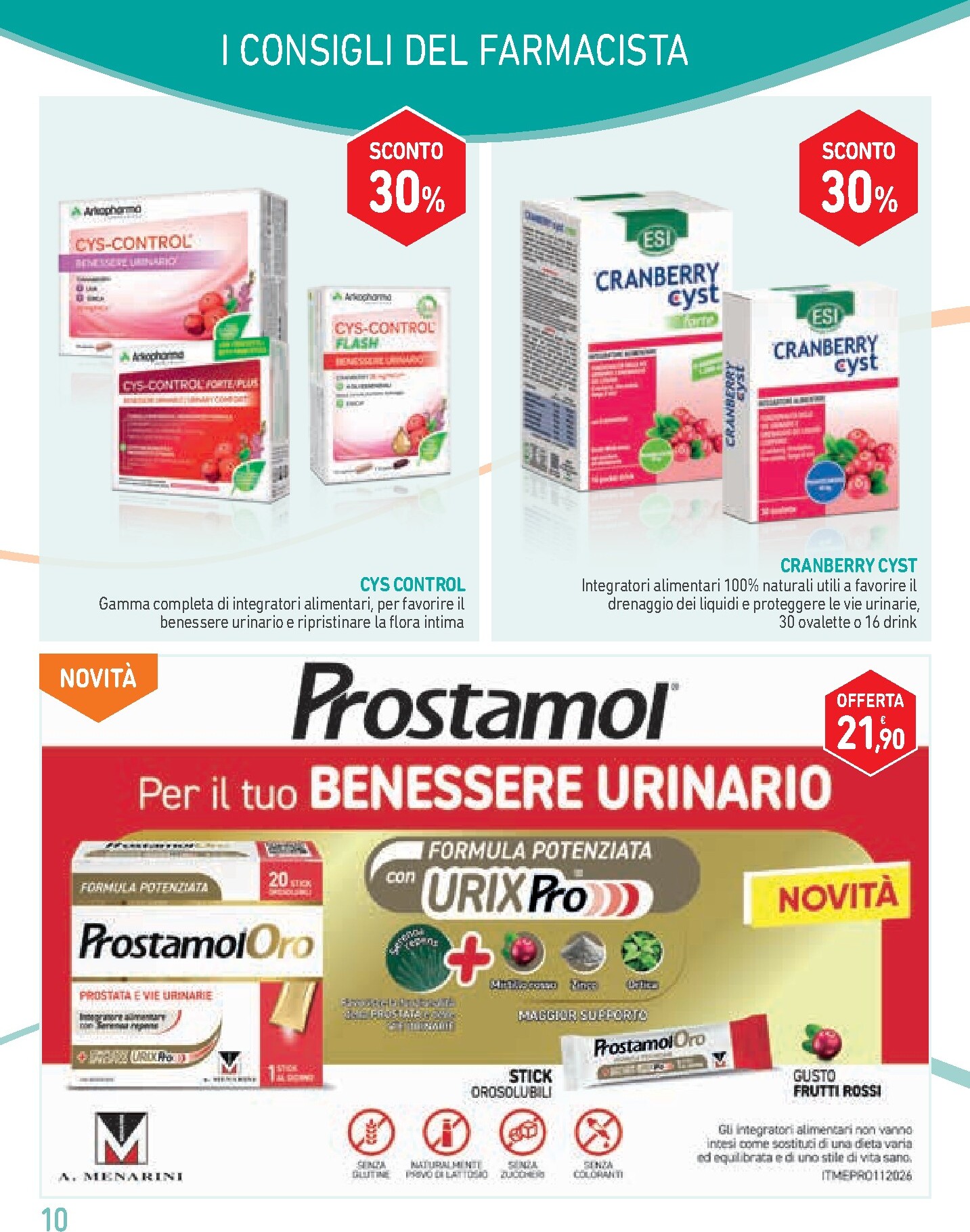conad - Volantino attuale di Conad - Parafarmacia valido dal martedì 30/06/2026 al mercoledì 29/07/2026 - page: 10
