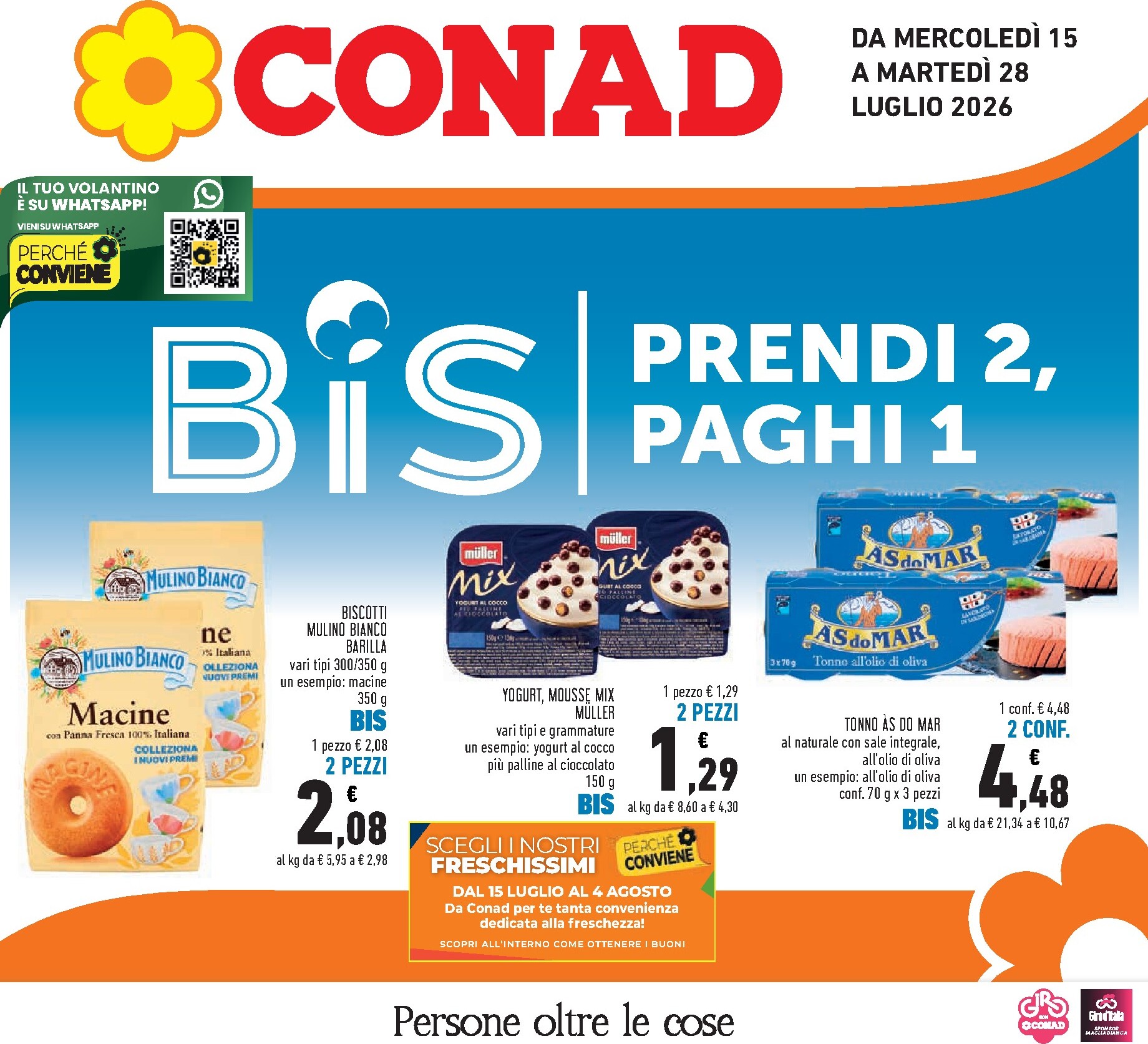 conad - Volantino Conad per la prossima settimana dal mercoledì 15/07/2026 al martedì 28/07/2026