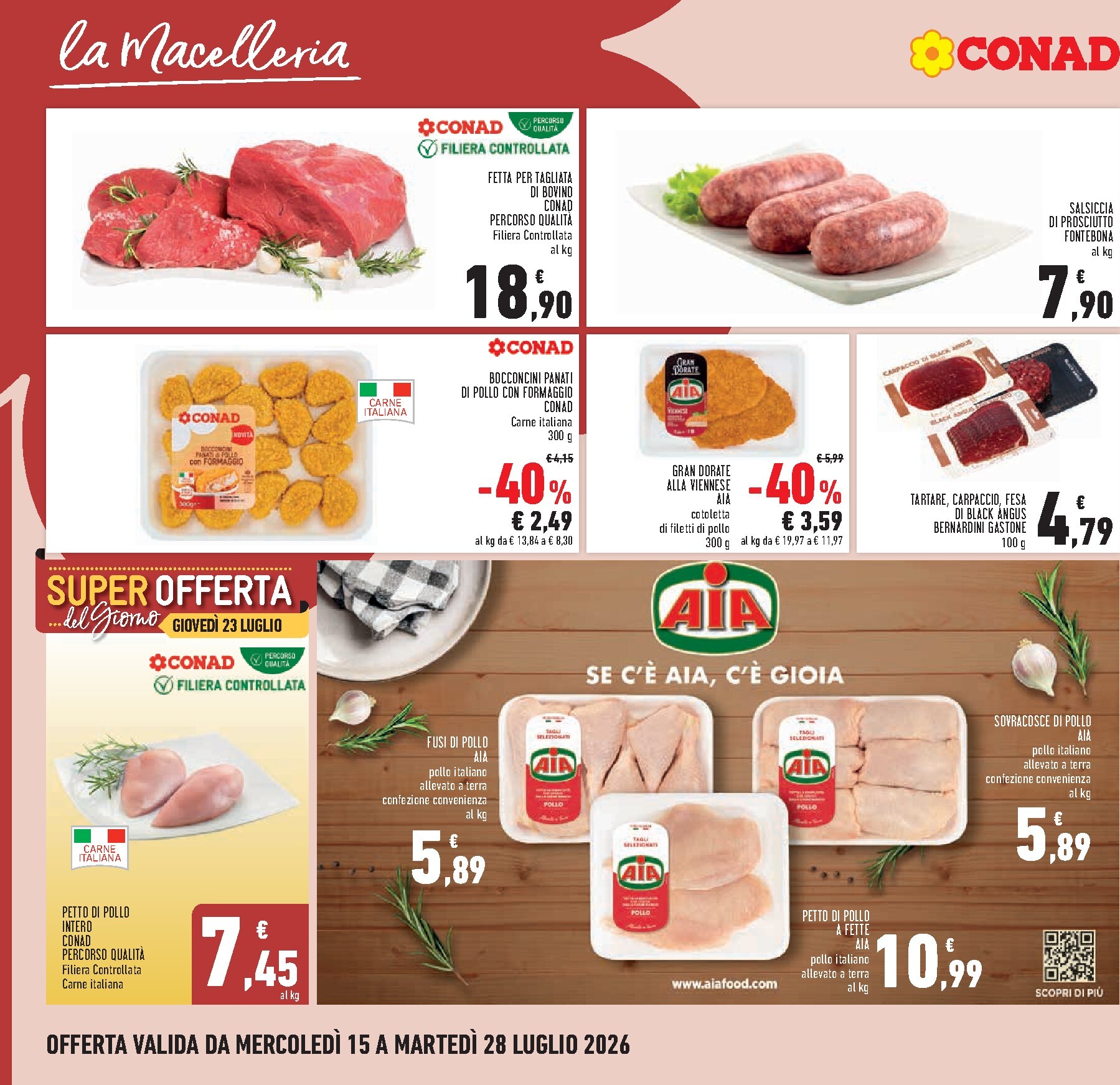 conad - Volantino Conad per la prossima settimana dal mercoledì 15/07/2026 al martedì 28/07/2026 - page: 10