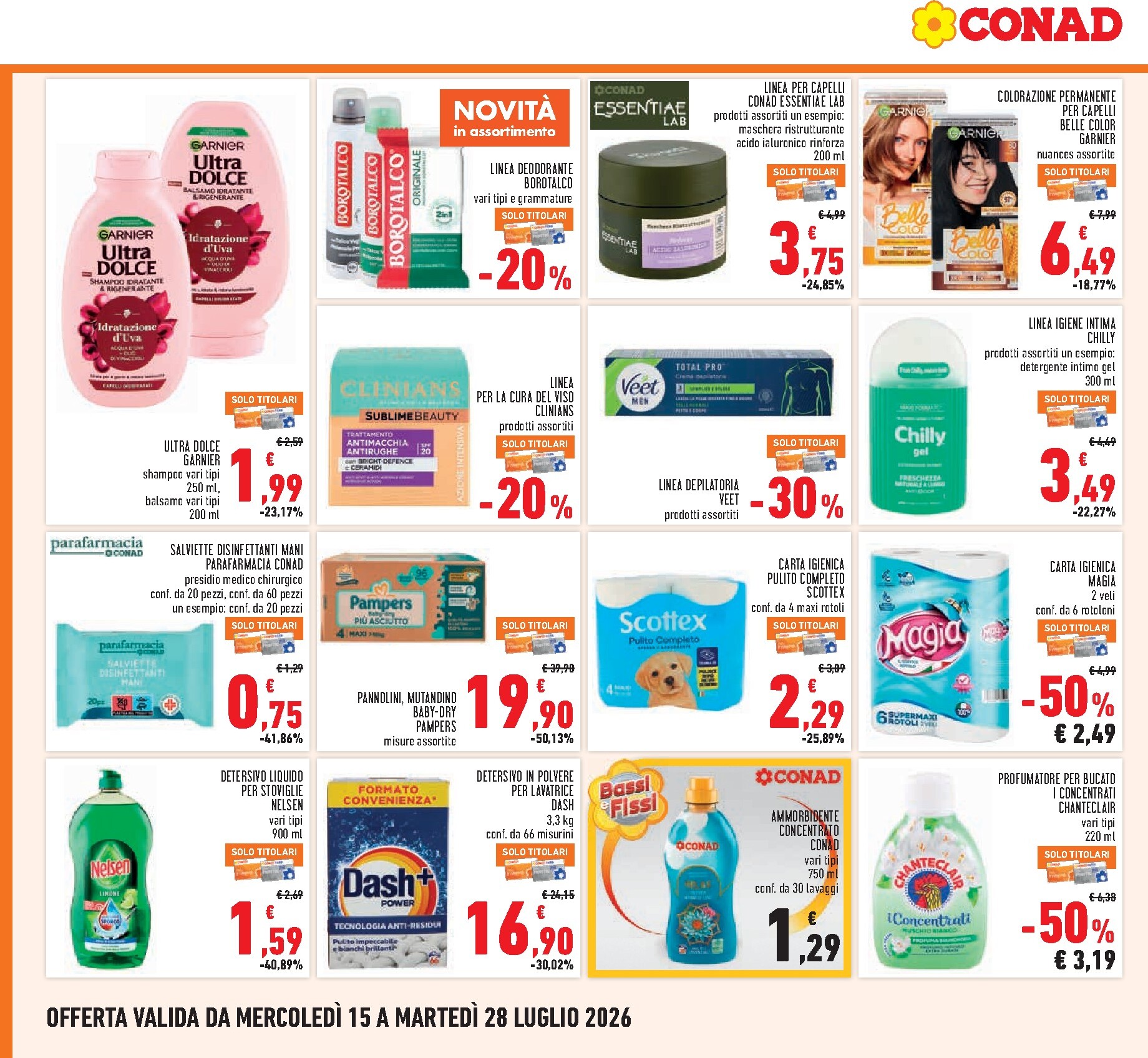 conad - Volantino Conad per la prossima settimana dal mercoledì 15/07/2026 al martedì 28/07/2026 - page: 22