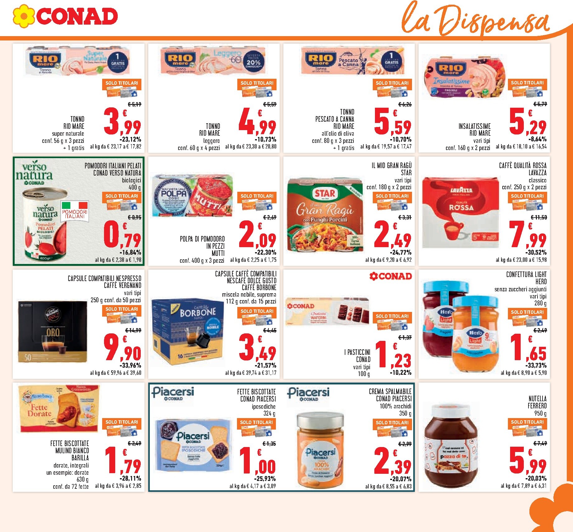 conad - Volantino Conad per la prossima settimana dal mercoledì 15/07/2026 al martedì 28/07/2026 - page: 19