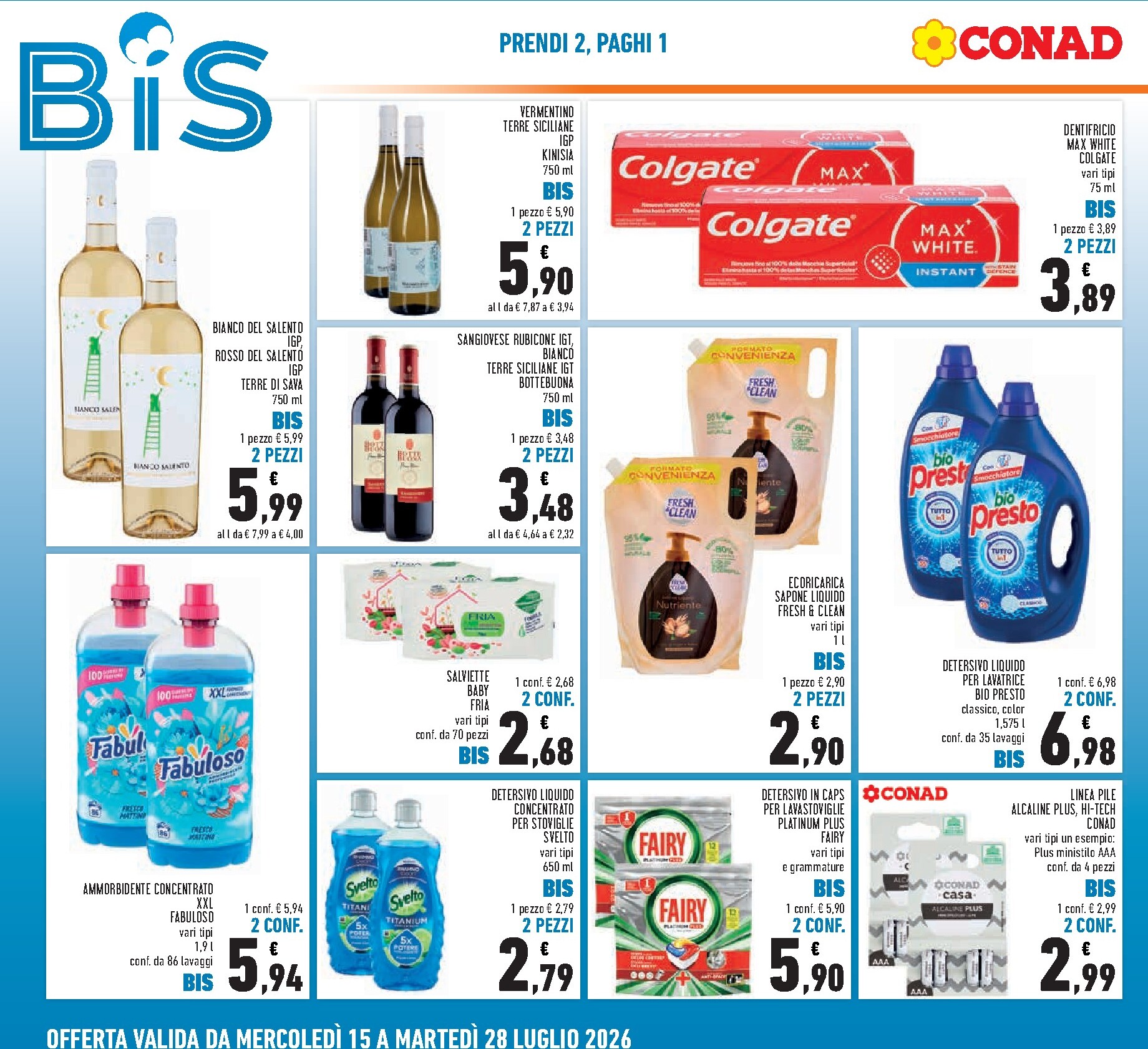 conad - Volantino Conad per la prossima settimana dal mercoledì 15/07/2026 al martedì 28/07/2026 - page: 4