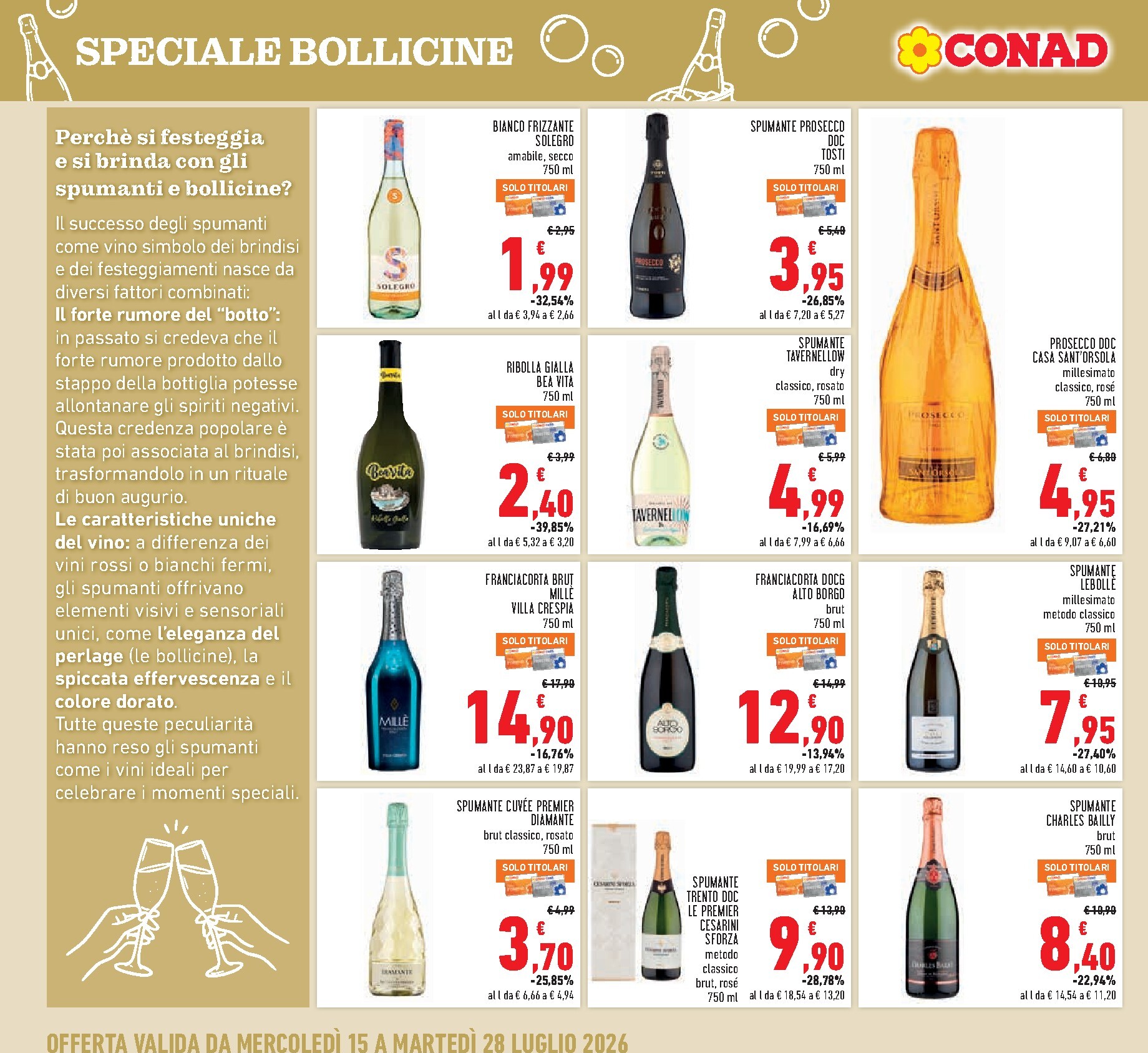 conad - Volantino Conad per la prossima settimana dal mercoledì 15/07/2026 al martedì 28/07/2026 - page: 18