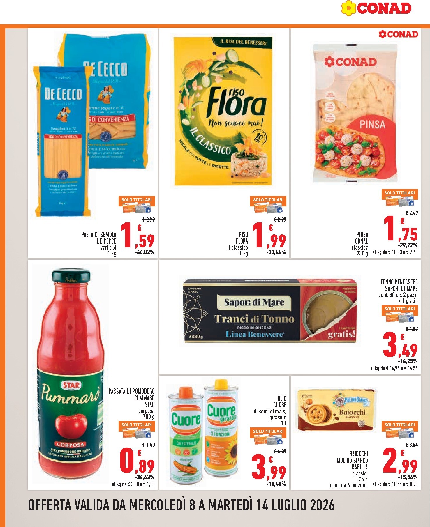 conad - Volantino attuale di Conad - Convenienza Piú valido dal mercoledì 08/07/2026 al martedì 14/07/2026 - page: 6
