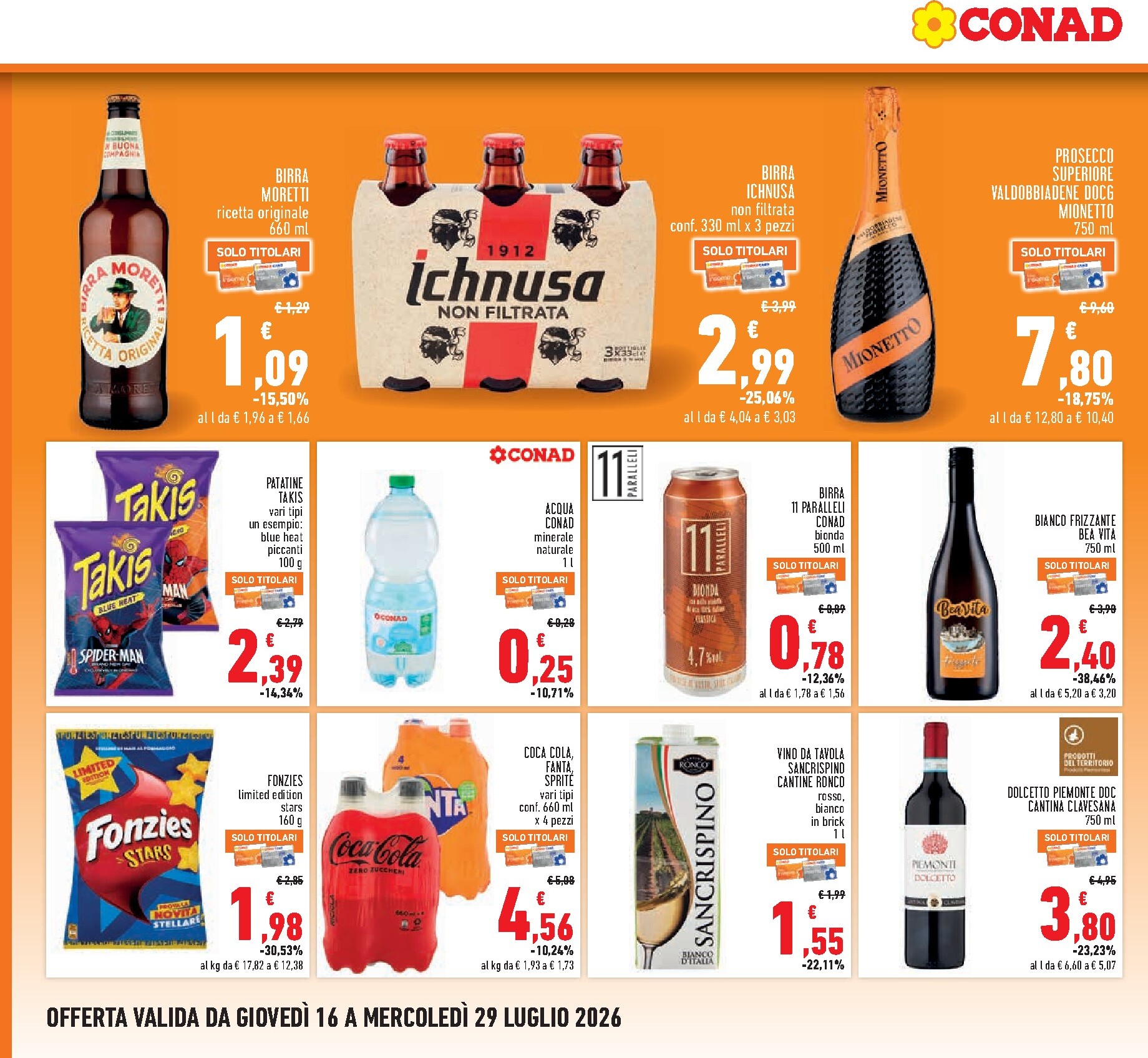 conad - Volantino futuro Conad valido dal giovedì 16/07/2026 al mercoledì 29/07/2026 - page: 20