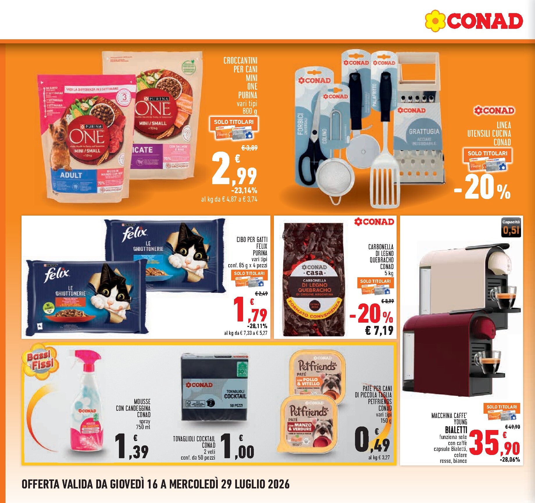 conad - Volantino futuro Conad valido dal giovedì 16/07/2026 al mercoledì 29/07/2026 - page: 22