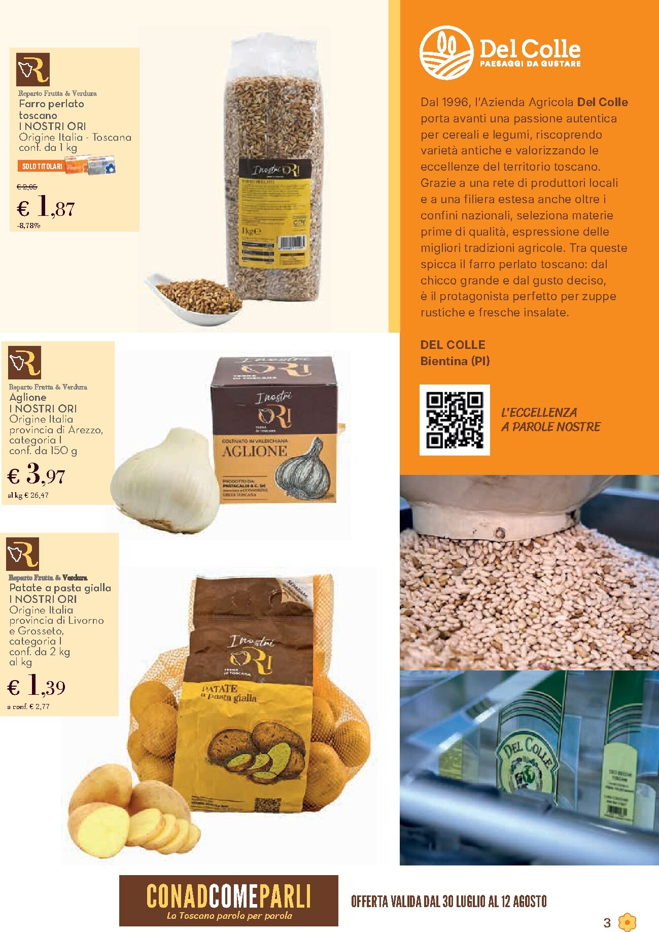 conad - Volantino Conad - Sorvallo per la prossima settimana dal giovedì 30/07/2026 al mercoledì 12/08/2026 - page: 3