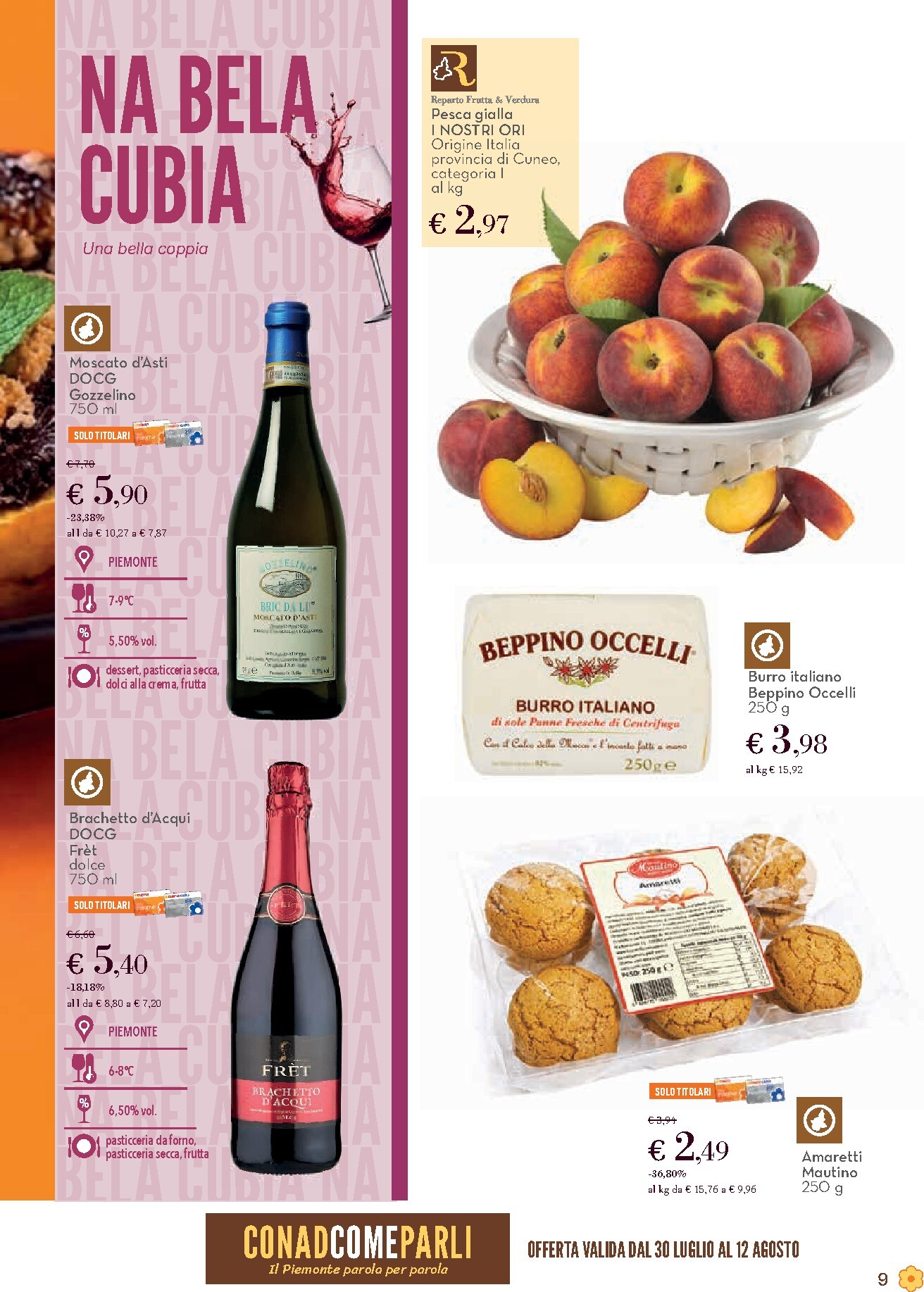 conad - Volantino Conad - Barachini per la prossima settimana dal giovedì 30/07/2026 al mercoledì 12/08/2026 - page: 9