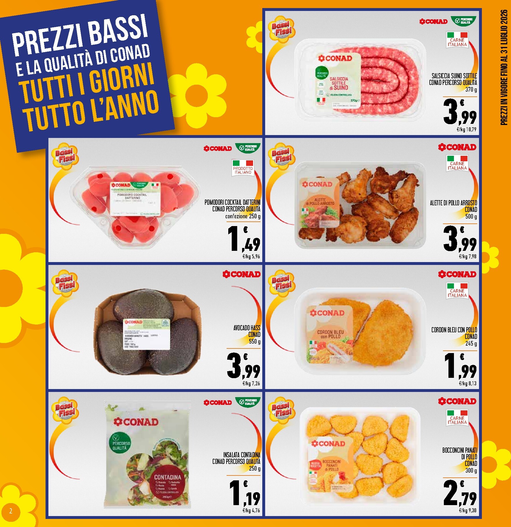 conad - Volantino attuale di Conad - Spesa Facile valido dal mercoledì 01/07/2026 al venerdì 31/07/2026 - page: 2