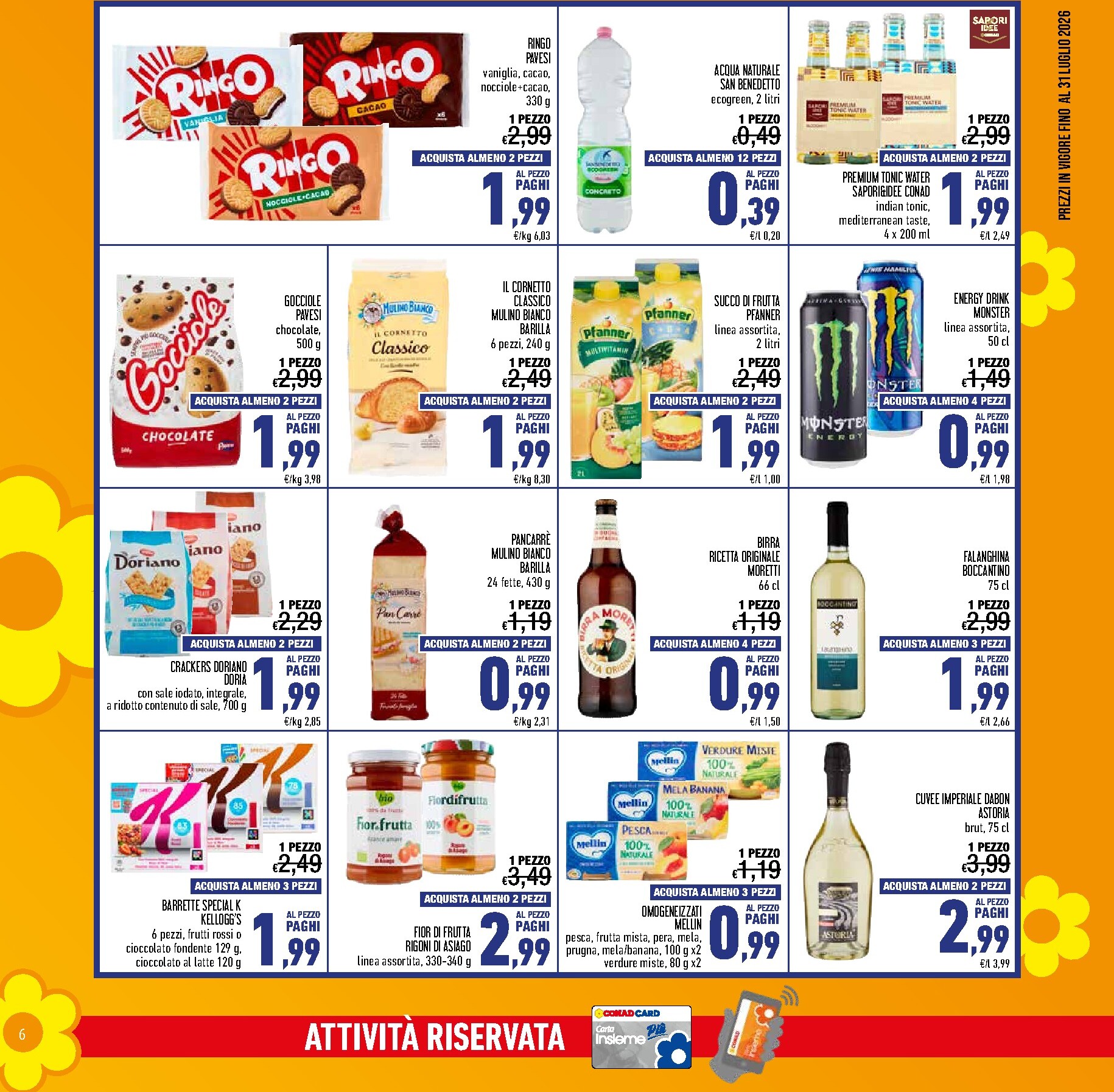 conad - Volantino attuale di Conad - Spesa Facile valido dal mercoledì 01/07/2026 al venerdì 31/07/2026 - page: 6
