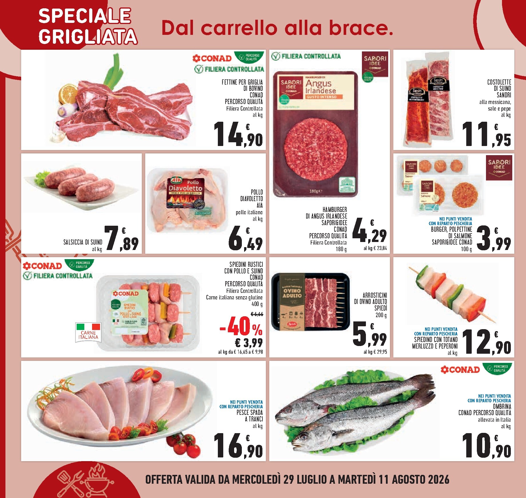 conad - Volantino Conad per la prossima settimana dal mercoledì 29/07/2026 al martedì 11/08/2026 - page: 4