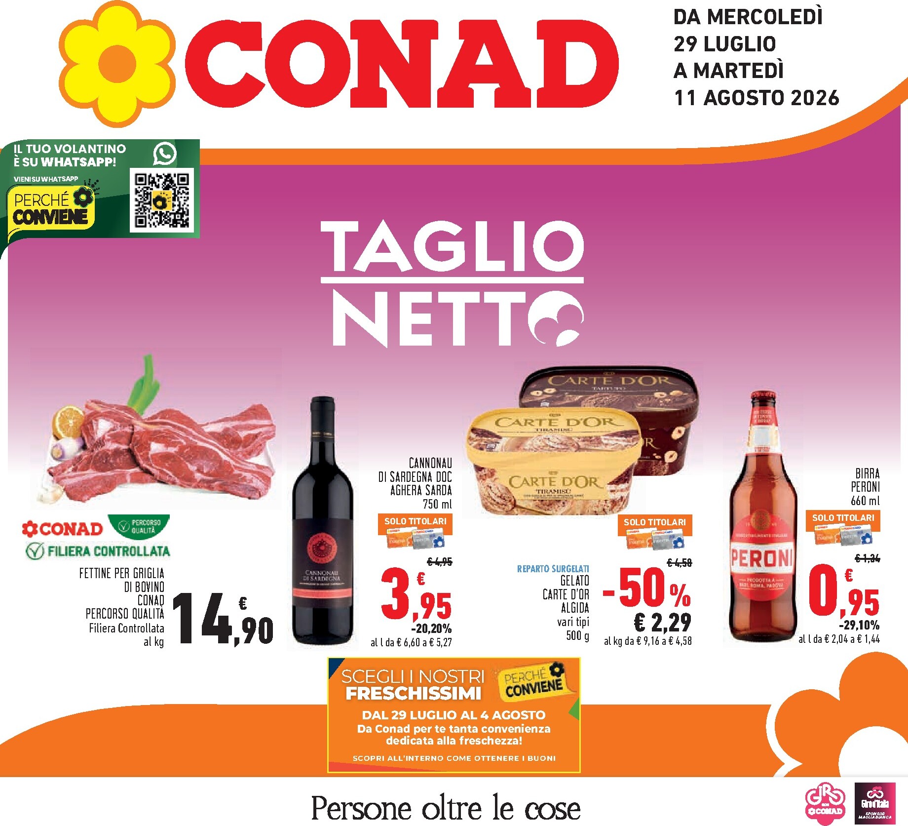 conad - Volantino Conad per la prossima settimana dal mercoledì 29/07/2026 al martedì 11/08/2026