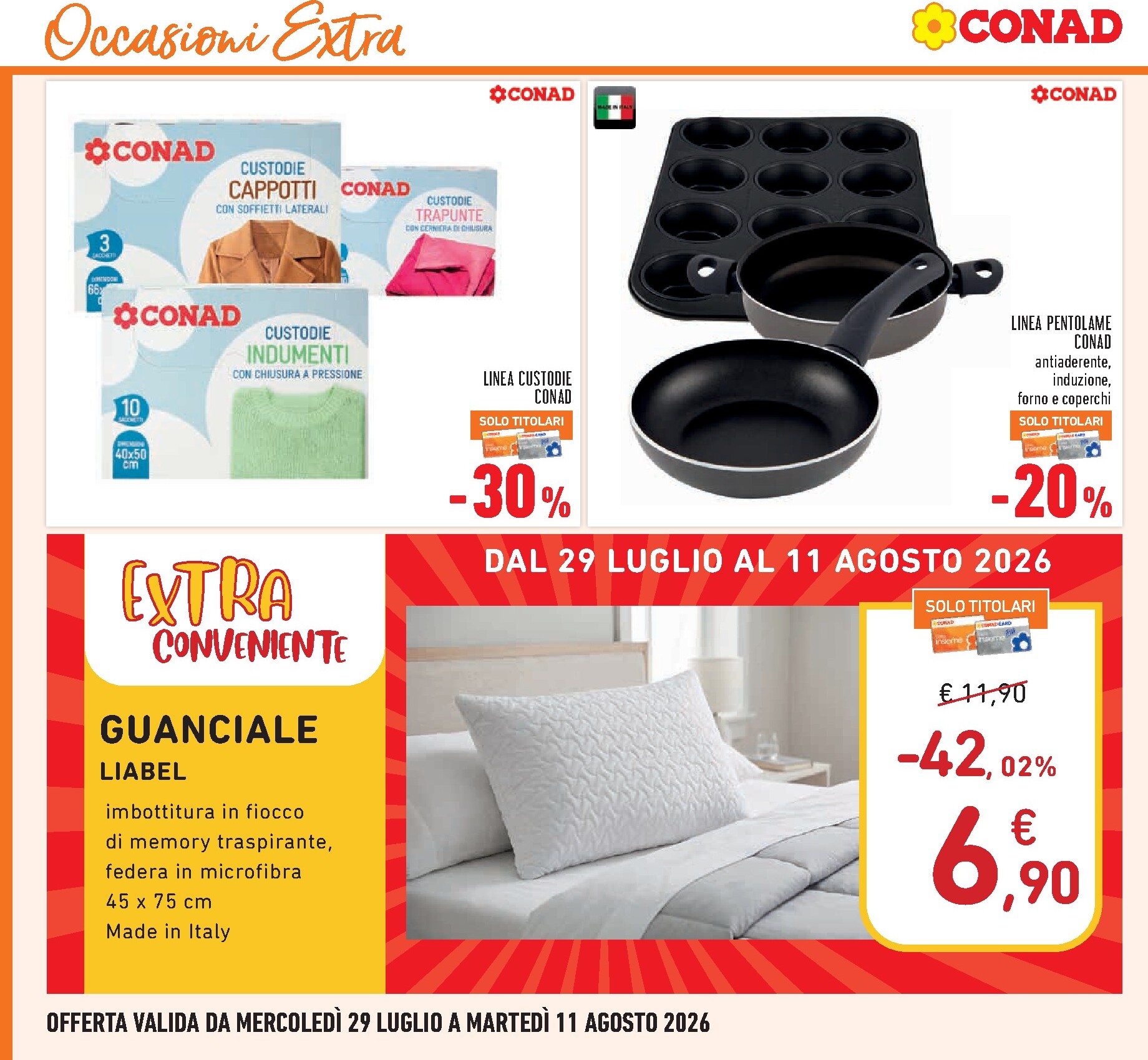 conad - Volantino Conad per la prossima settimana dal mercoledì 29/07/2026 al martedì 11/08/2026 - page: 20