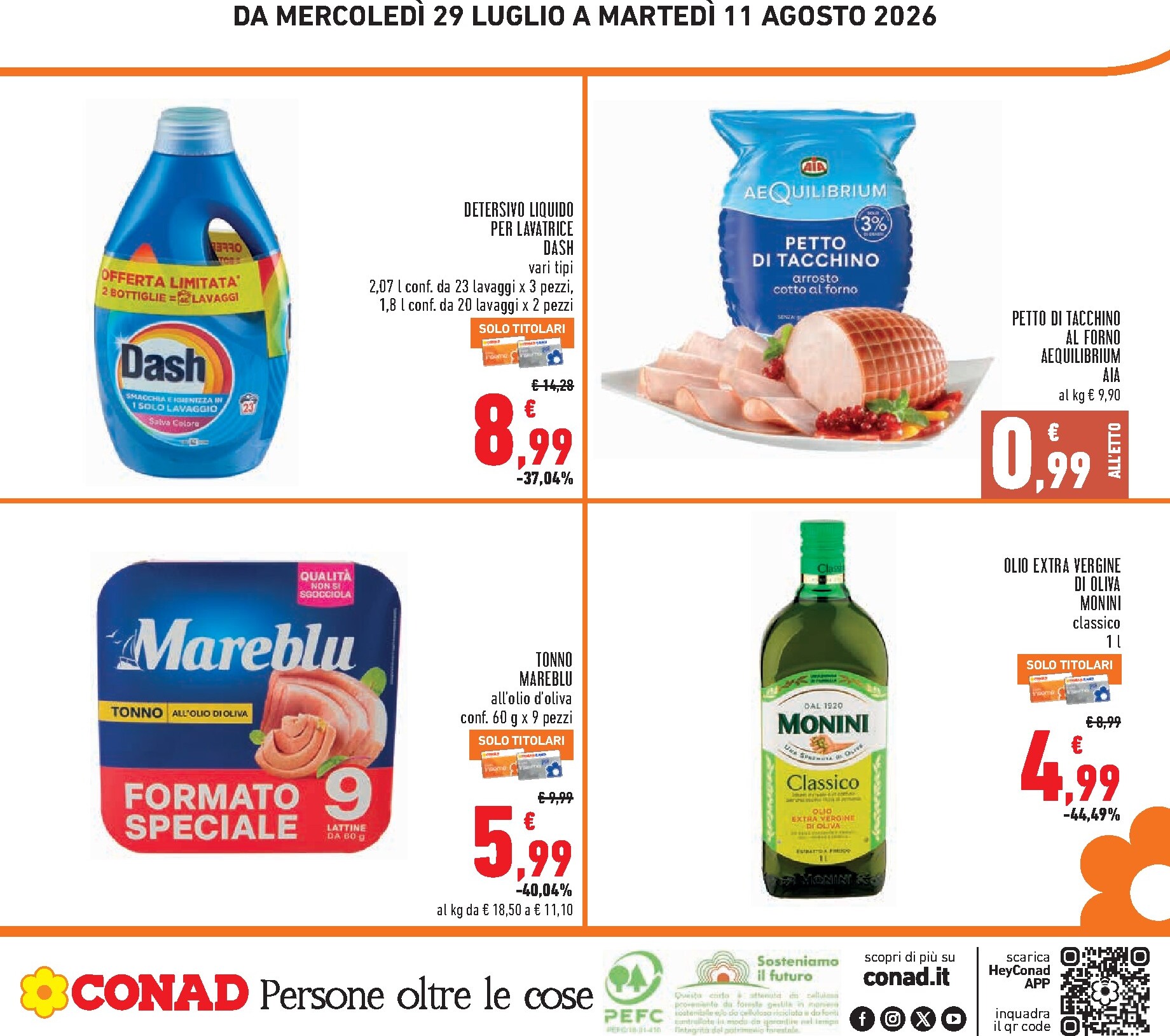 conad - Volantino Conad per la prossima settimana dal mercoledì 29/07/2026 al martedì 11/08/2026 - page: 24