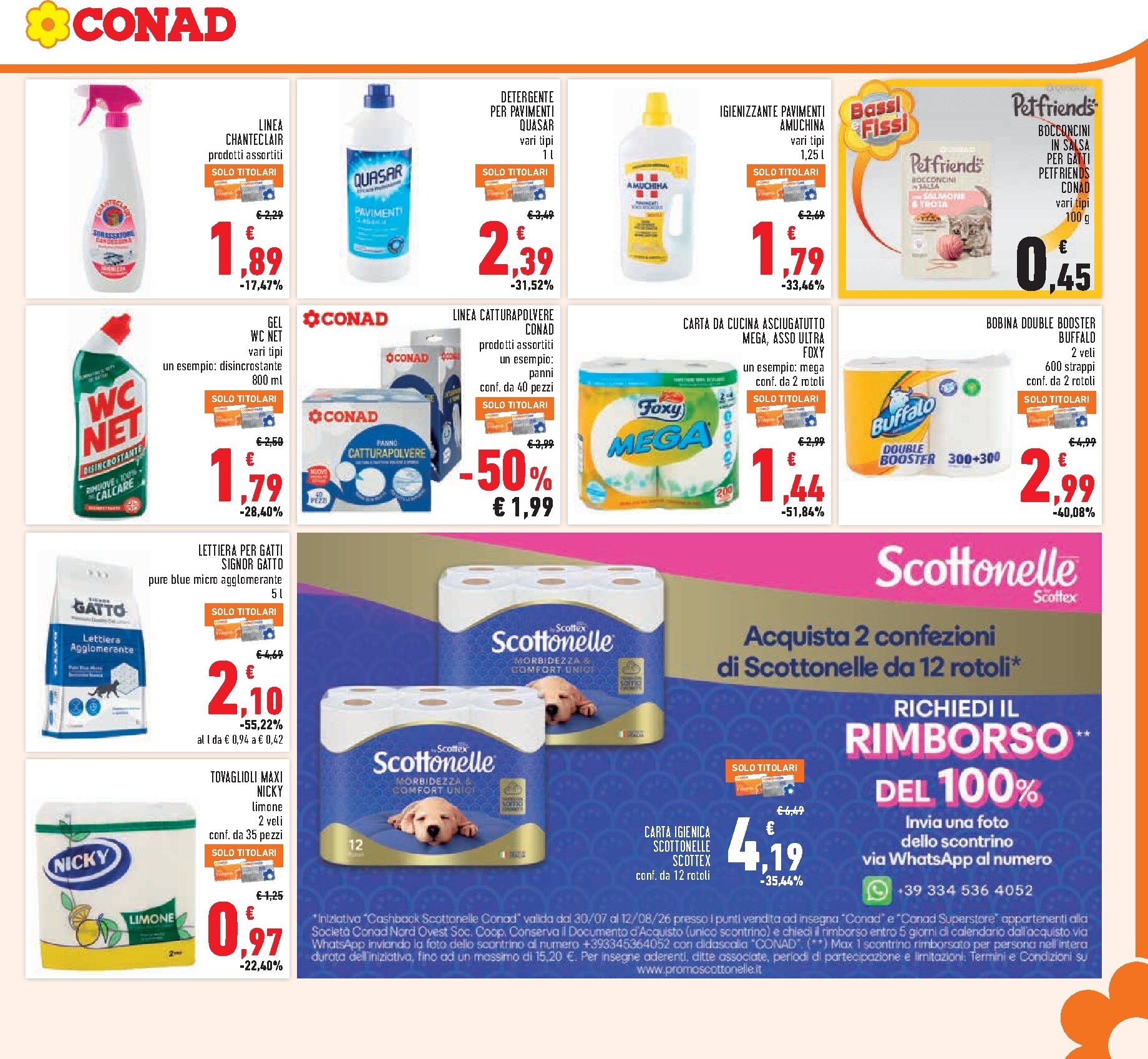 conad - Volantino Conad per la prossima settimana dal mercoledì 29/07/2026 al martedì 11/08/2026 - page: 19