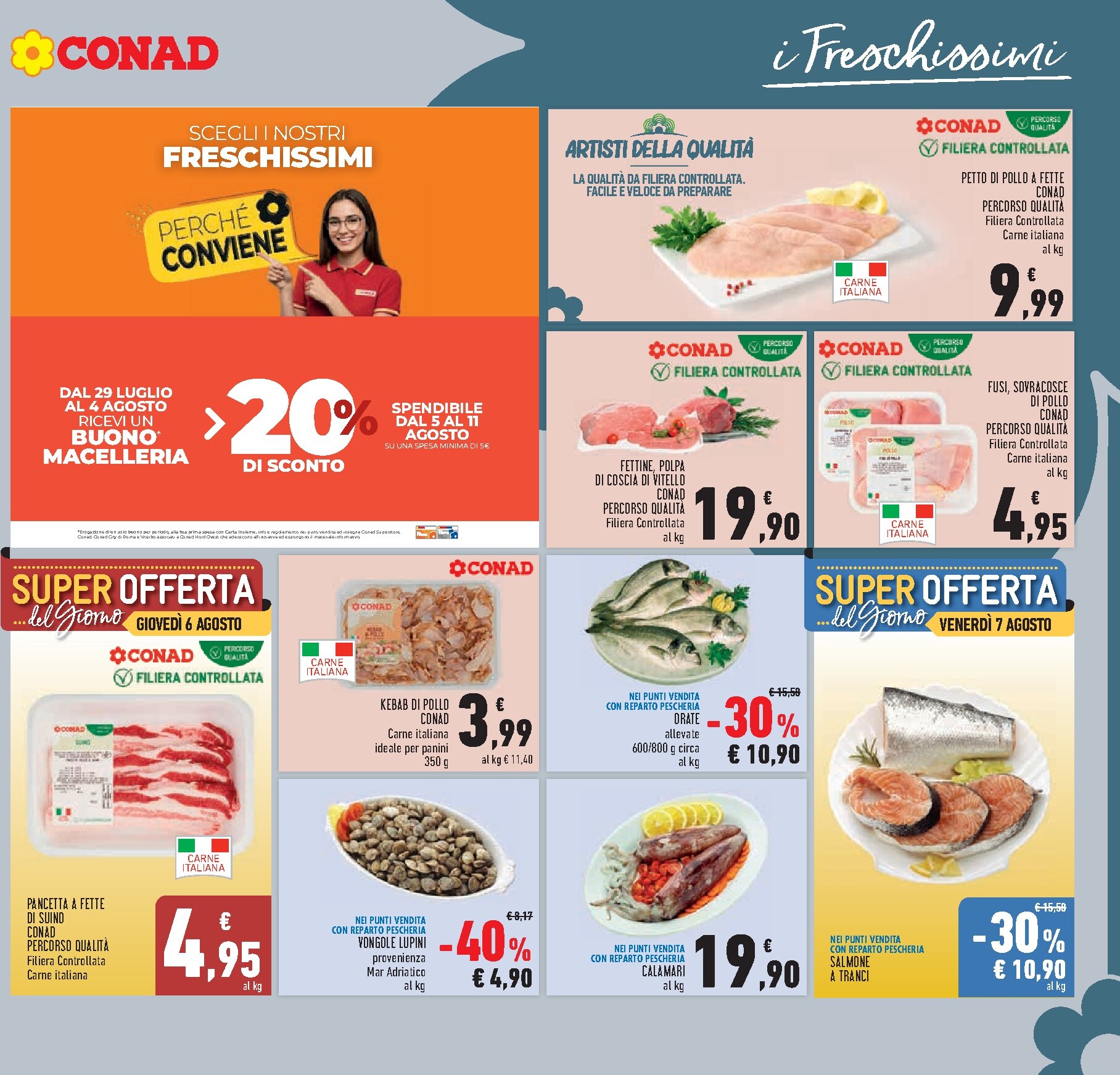 conad - Volantino Conad per la prossima settimana dal mercoledì 29/07/2026 al martedì 11/08/2026 - page: 3