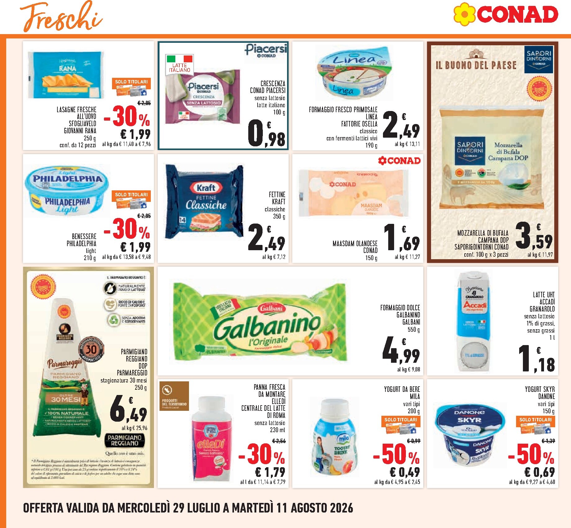 conad - Volantino Conad per la prossima settimana dal mercoledì 29/07/2026 al martedì 11/08/2026 - page: 8