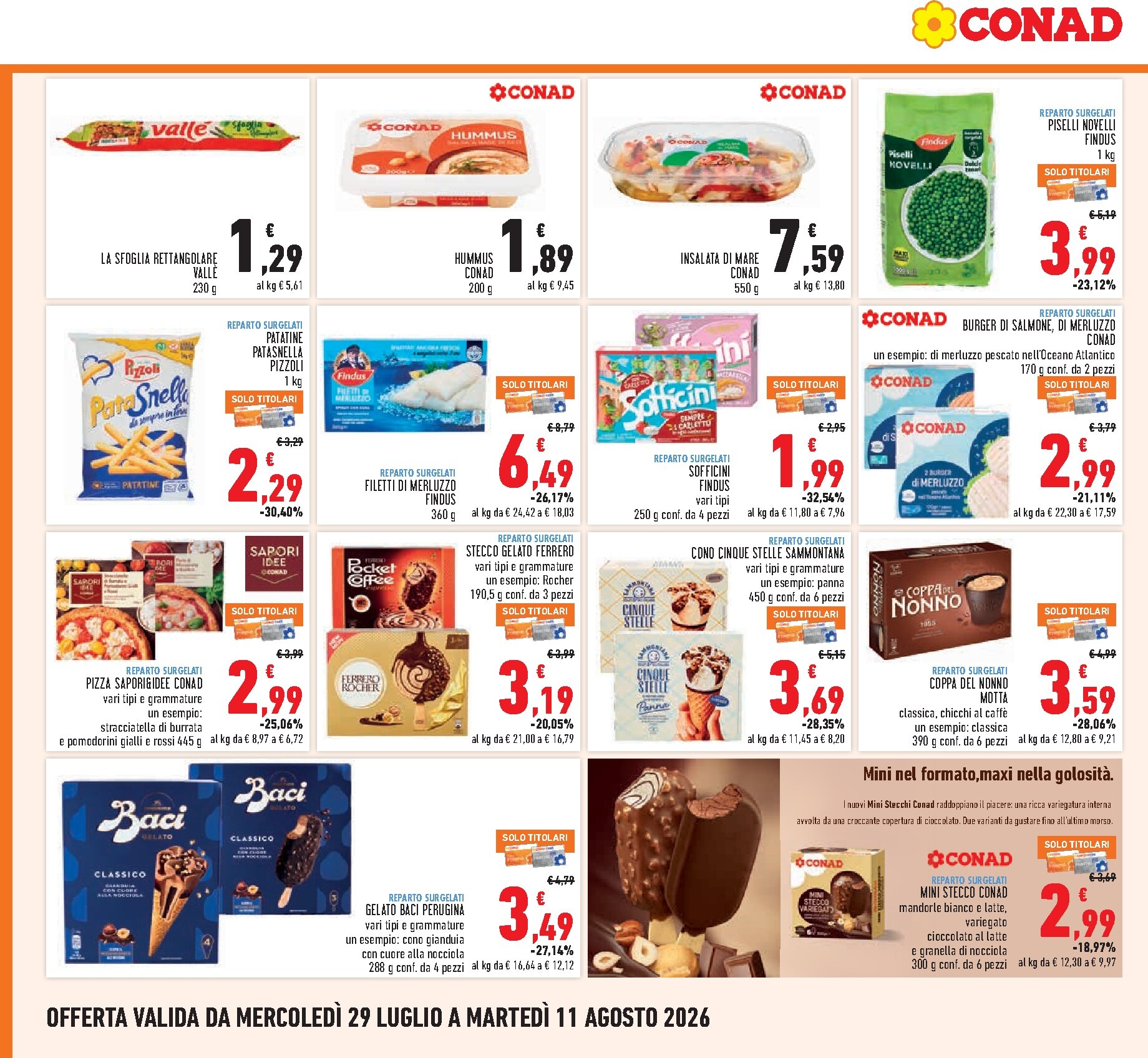 conad - Volantino Conad per la prossima settimana dal mercoledì 29/07/2026 al martedì 11/08/2026 - page: 10