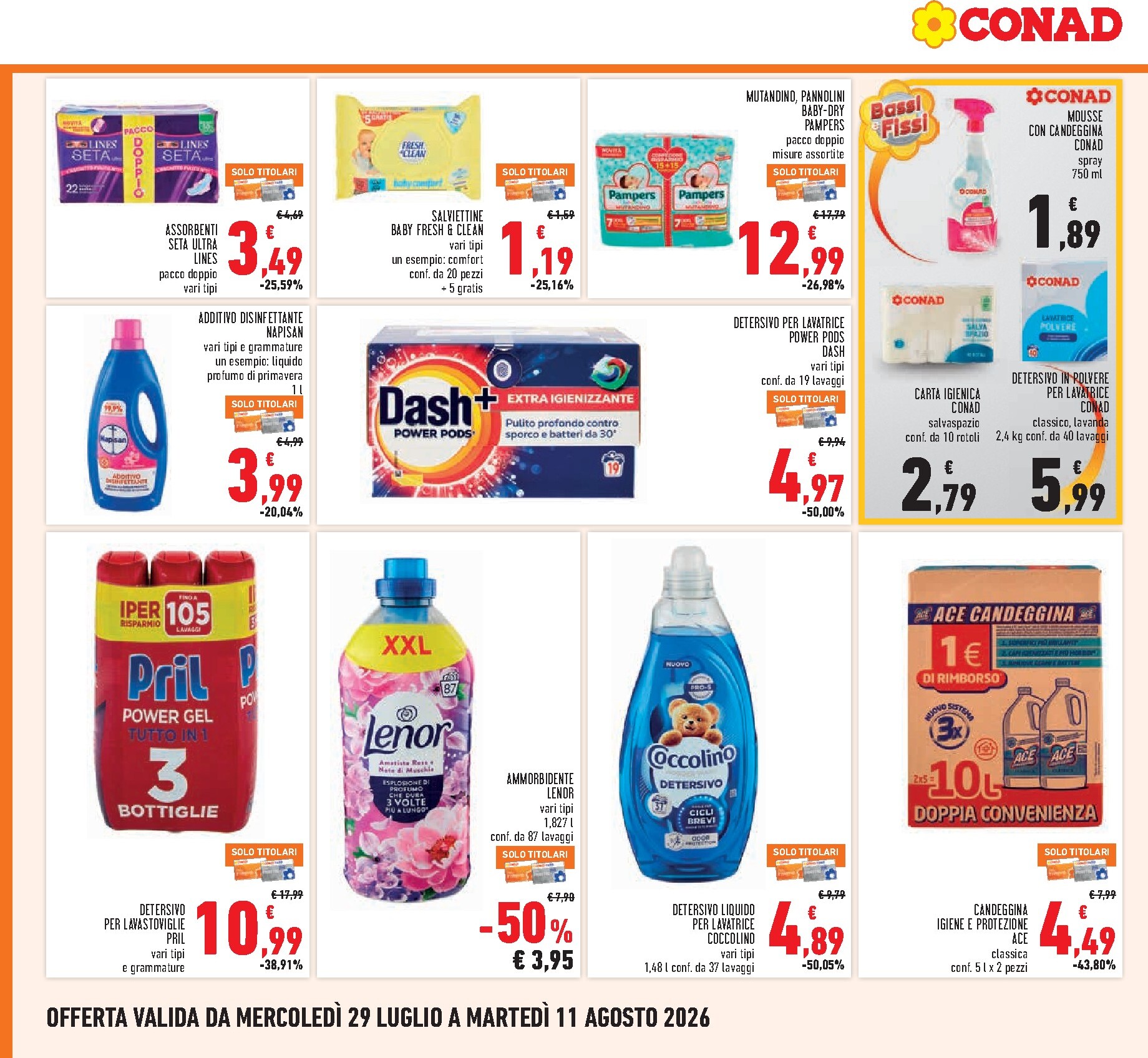 conad - Volantino Conad per la prossima settimana dal mercoledì 29/07/2026 al martedì 11/08/2026 - page: 18