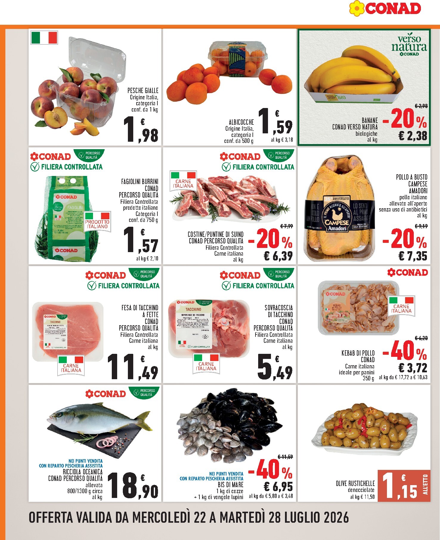 conad - Volantino attuale di Conad - Convenienza Piú valido dal mercoledì 22/07/2026 al martedì 28/07/2026 - page: 2