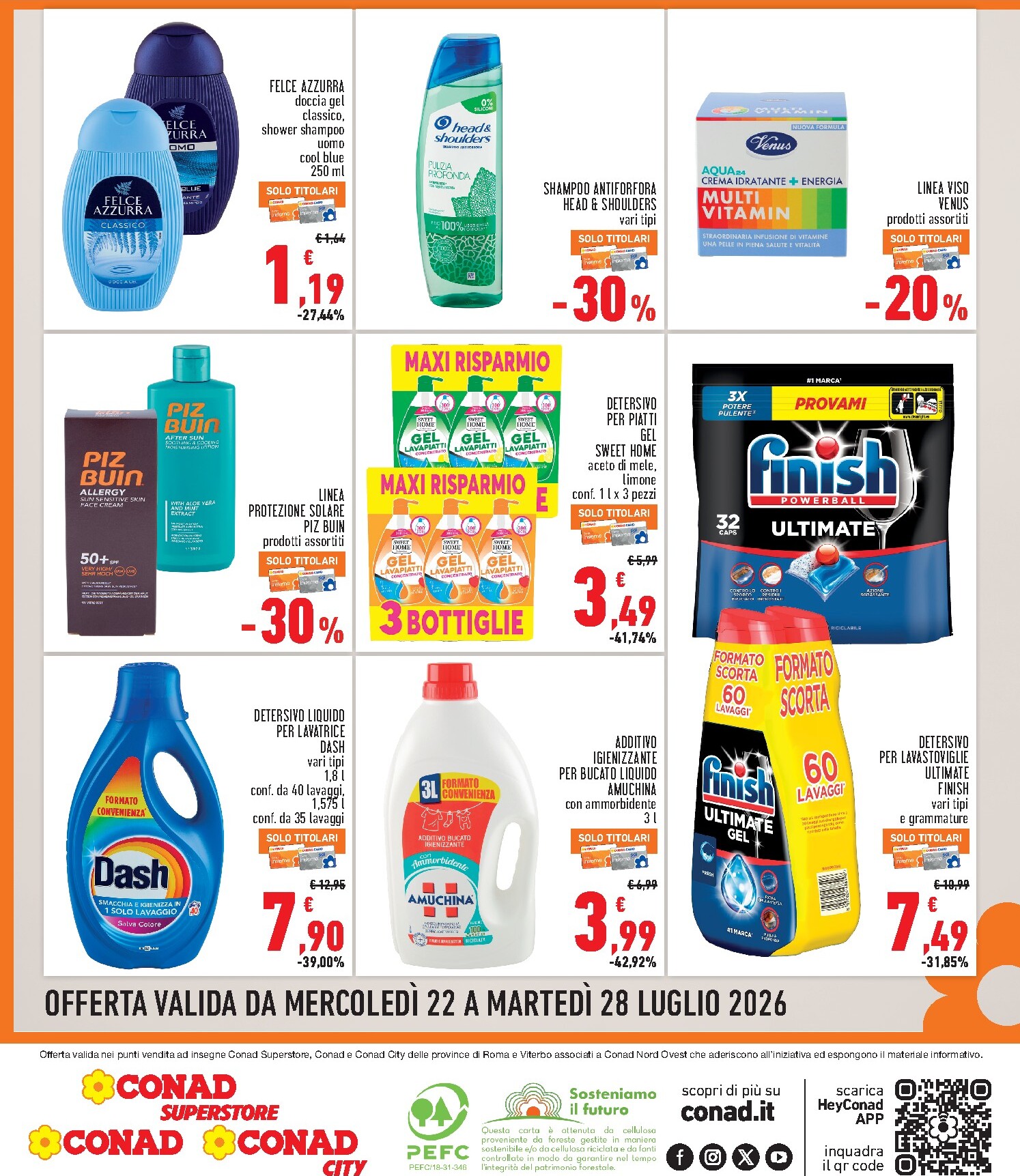conad - Volantino attuale di Conad - Convenienza Piú valido dal mercoledì 22/07/2026 al martedì 28/07/2026 - page: 8