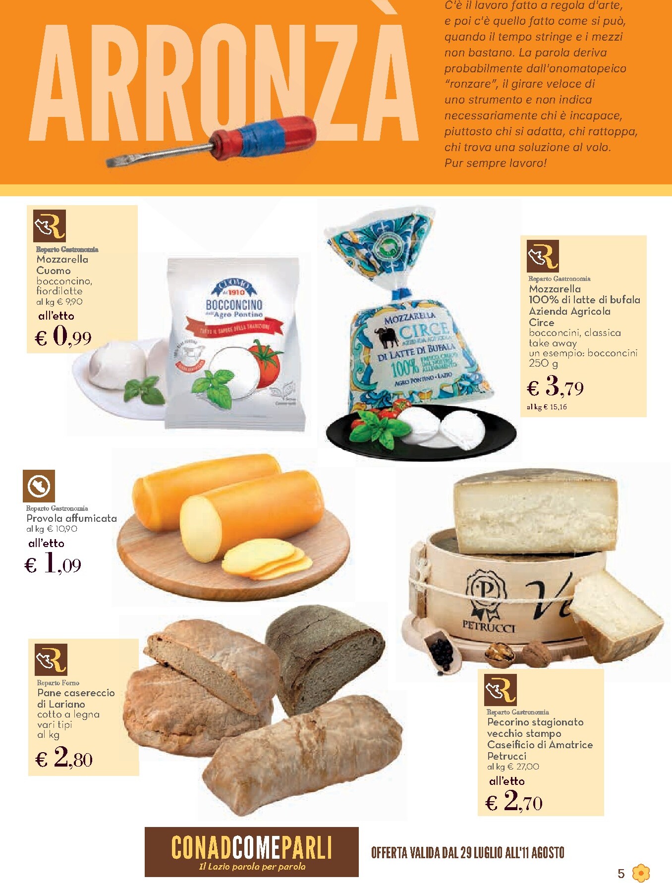 conad - Volantino Conad - Sapori e Mestieri per la prossima settimana dal mercoledì 29/07/2026 al martedì 11/08/2026 - page: 5