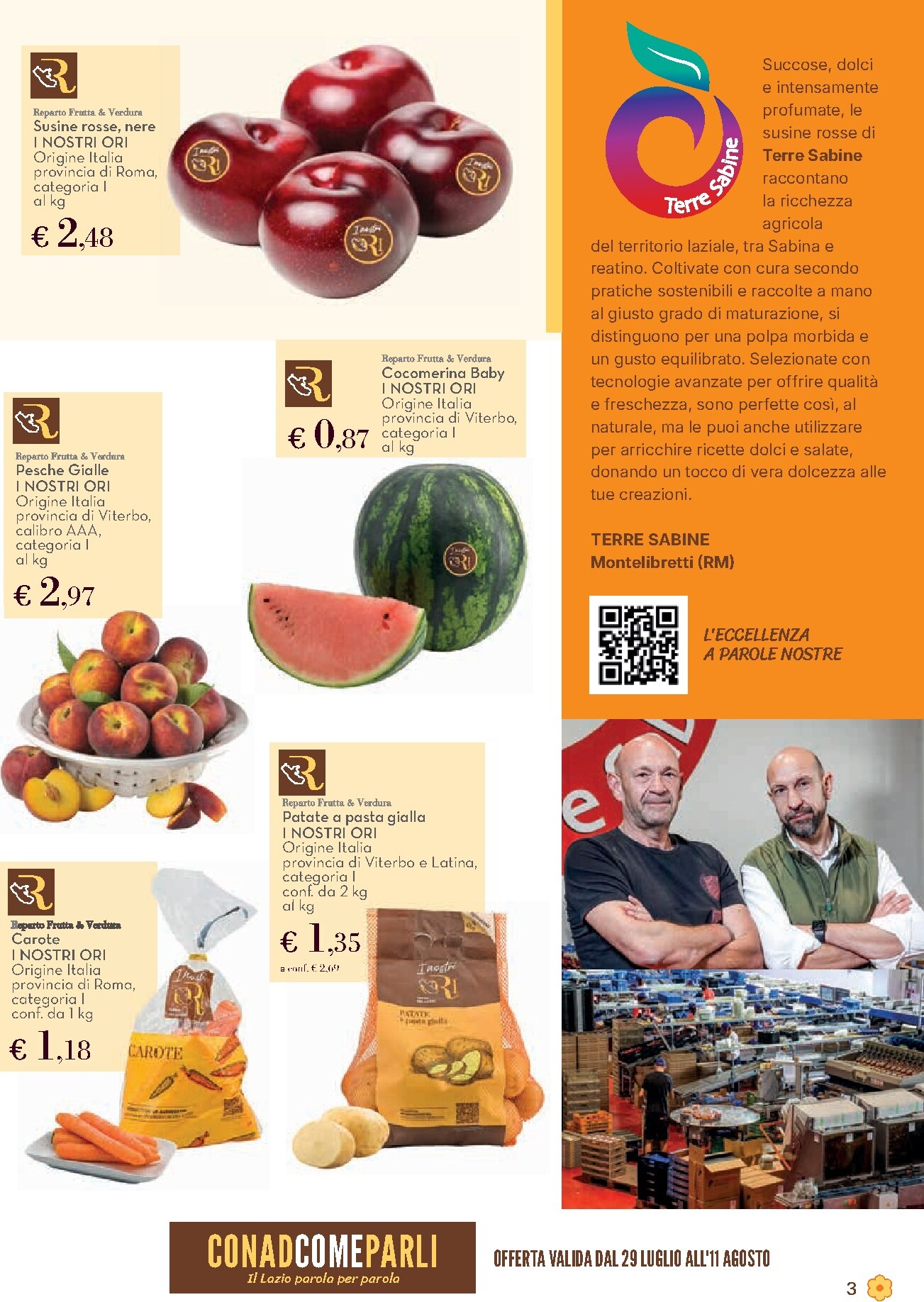 conad - Volantino Conad - Sapori e Mestieri per la prossima settimana dal mercoledì 29/07/2026 al martedì 11/08/2026 - page: 3