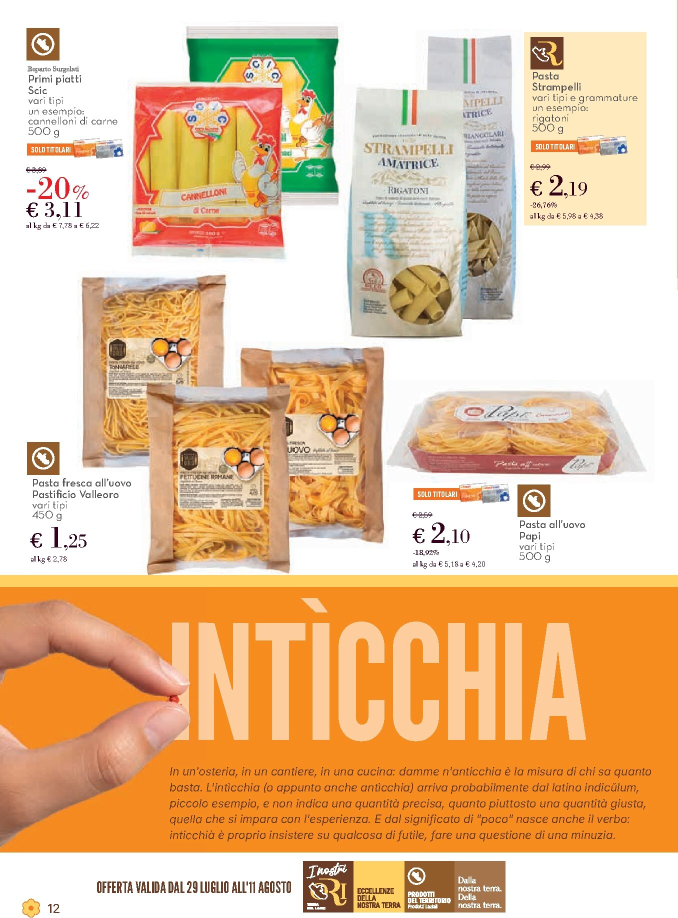 conad - Volantino Conad - Sapori e Mestieri per la prossima settimana dal mercoledì 29/07/2026 al martedì 11/08/2026 - page: 12