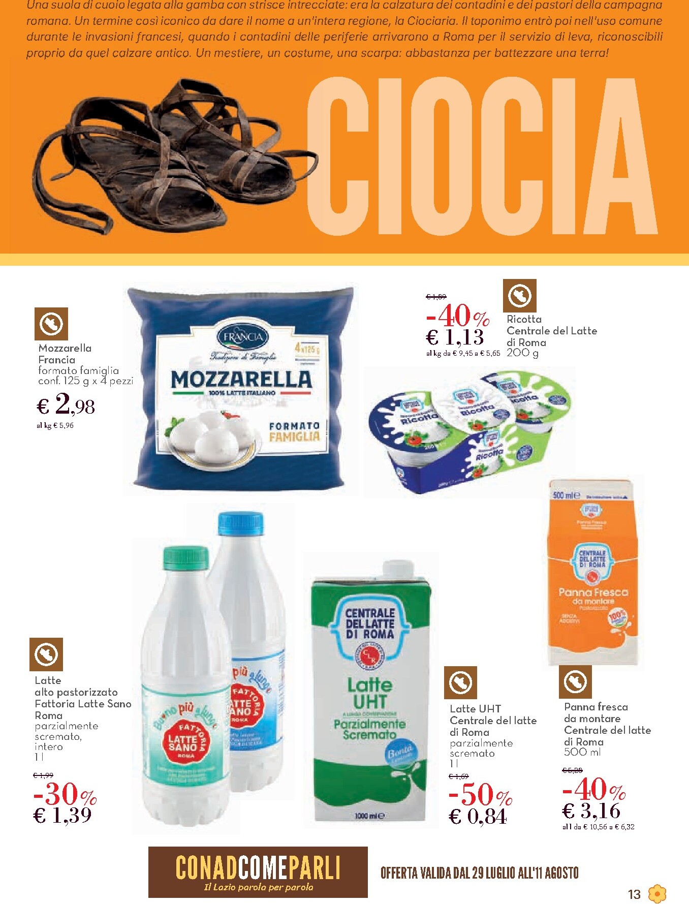 conad - Volantino Conad - Sapori e Mestieri per la prossima settimana dal mercoledì 29/07/2026 al martedì 11/08/2026 - page: 13