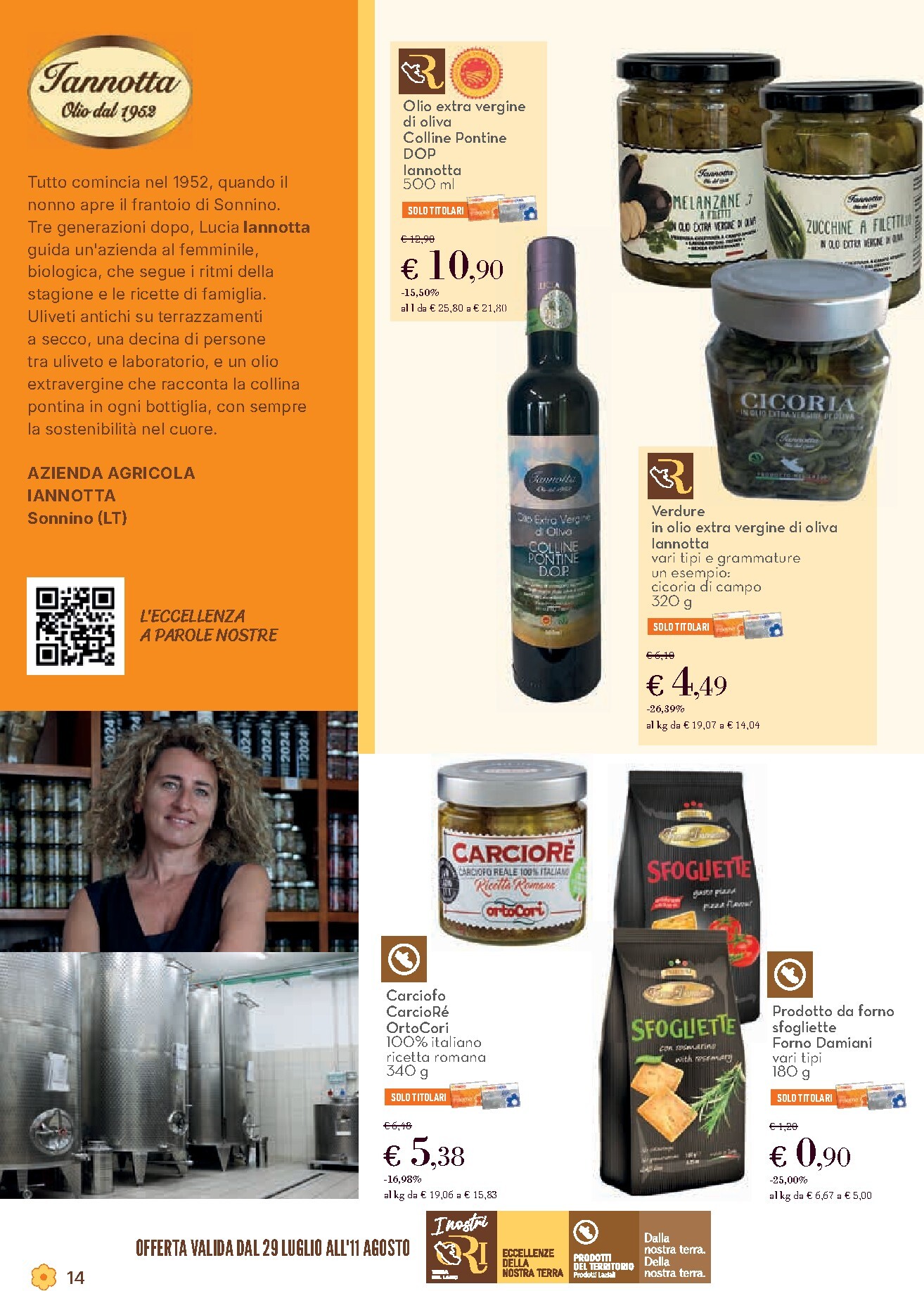 conad - Volantino Conad - Sapori e Mestieri per la prossima settimana dal mercoledì 29/07/2026 al martedì 11/08/2026 - page: 14