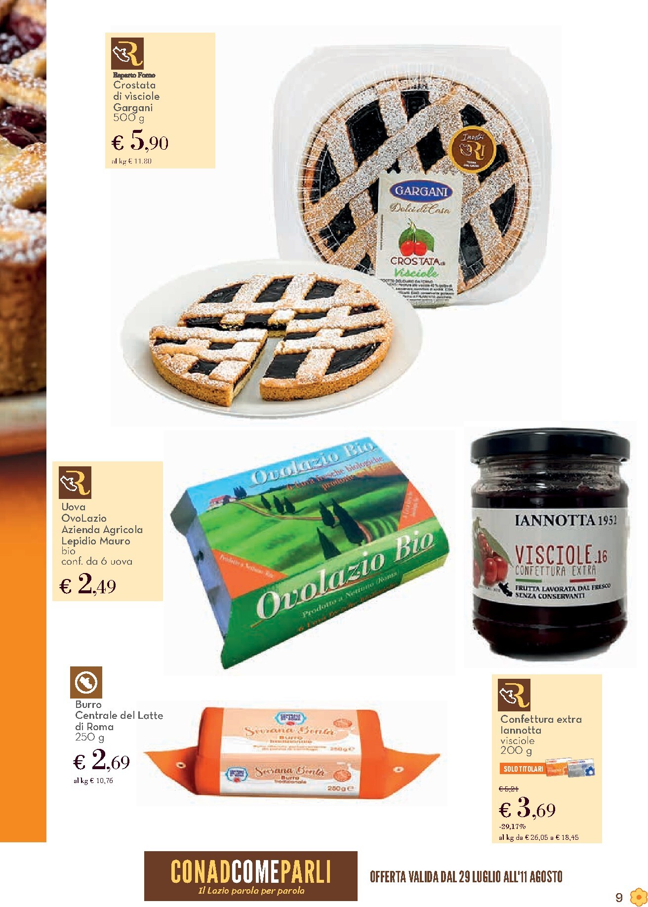 conad - Volantino Conad - Sapori e Mestieri per la prossima settimana dal mercoledì 29/07/2026 al martedì 11/08/2026 - page: 9