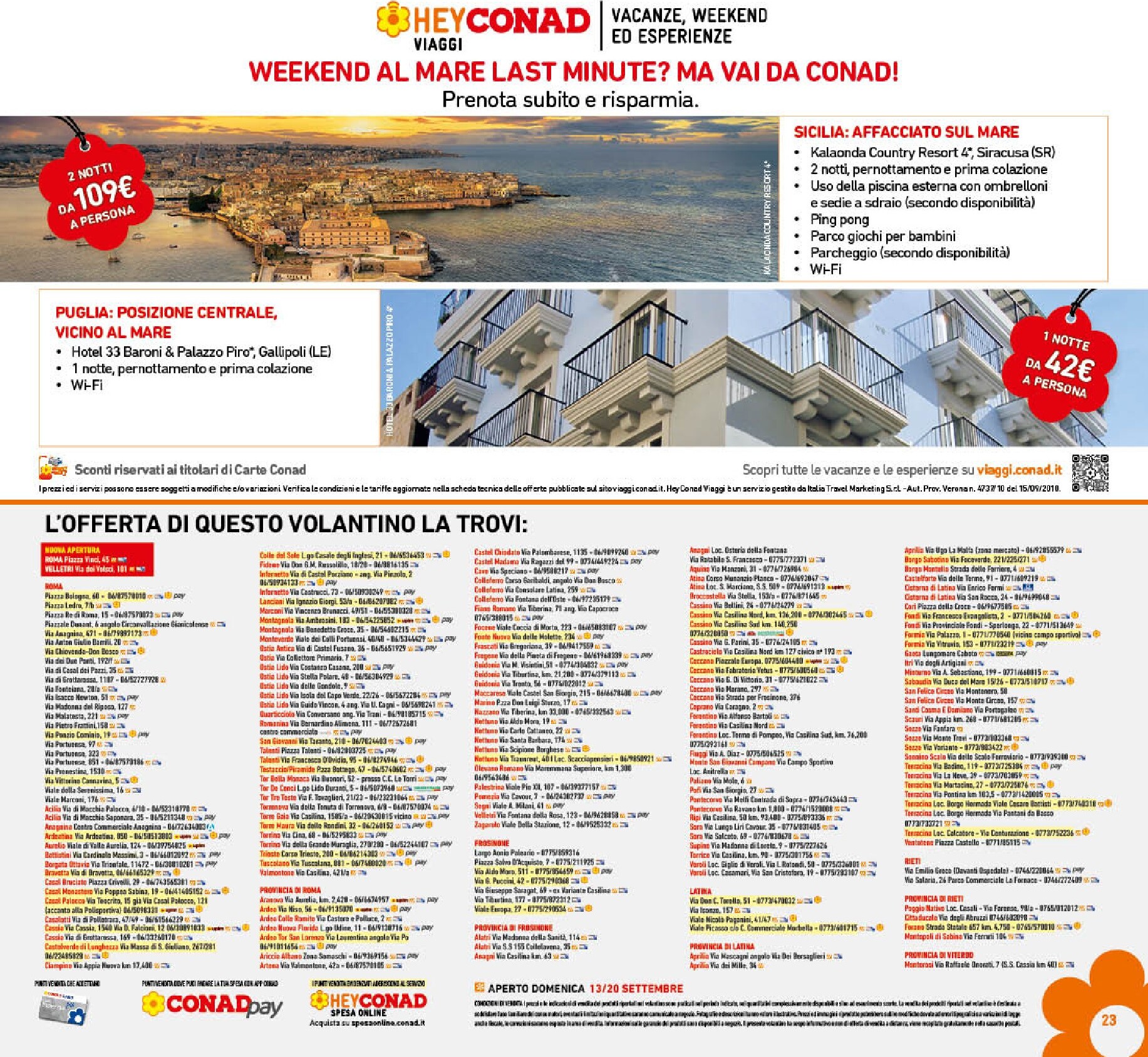 conad - Volantino futuro Conad valido dal mercoledì 09/09/2026 al domenica 20/09/2026 - page: 23