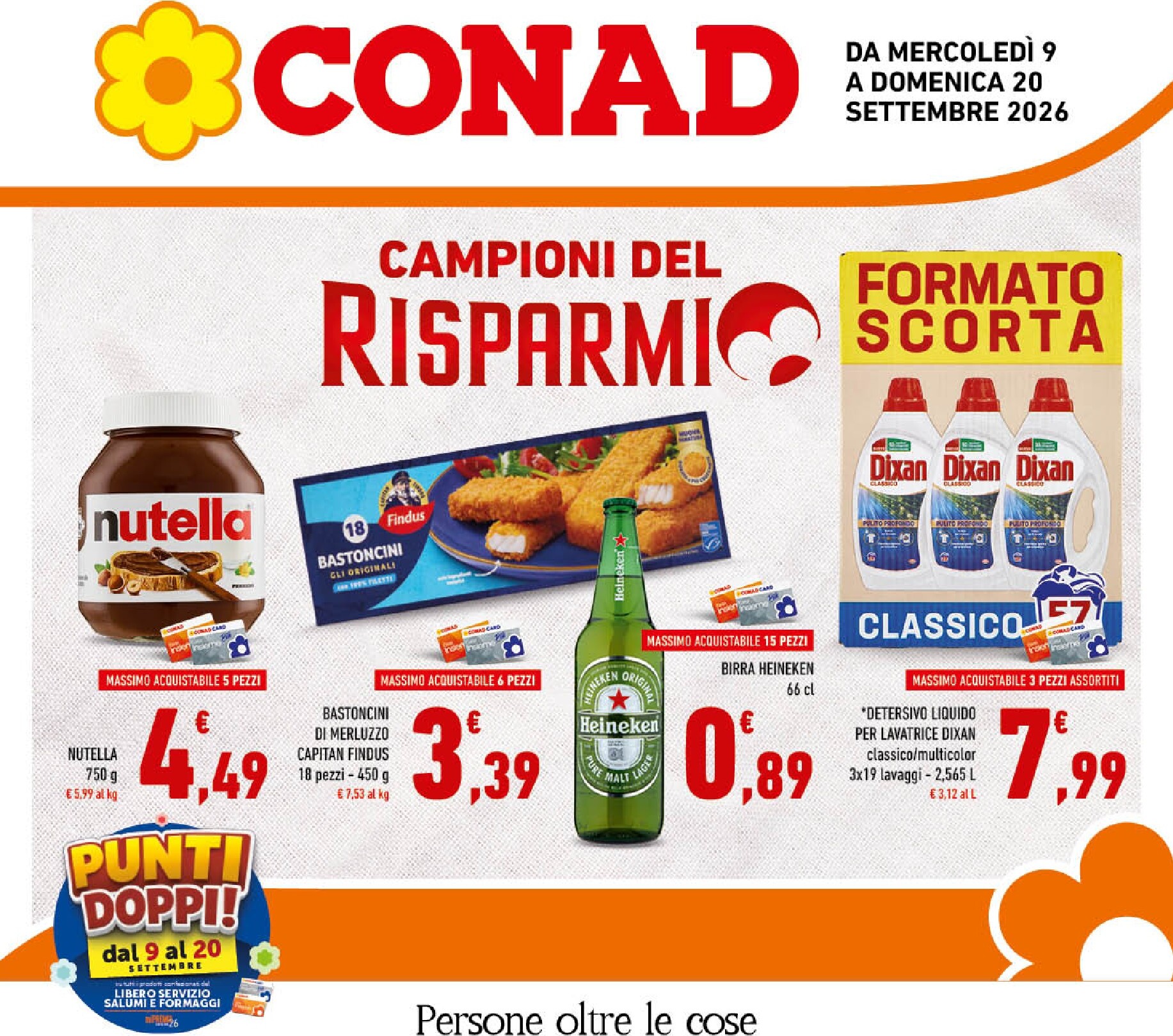 conad - Volantino futuro Conad valido dal mercoledì 09/09/2026 al domenica 20/09/2026